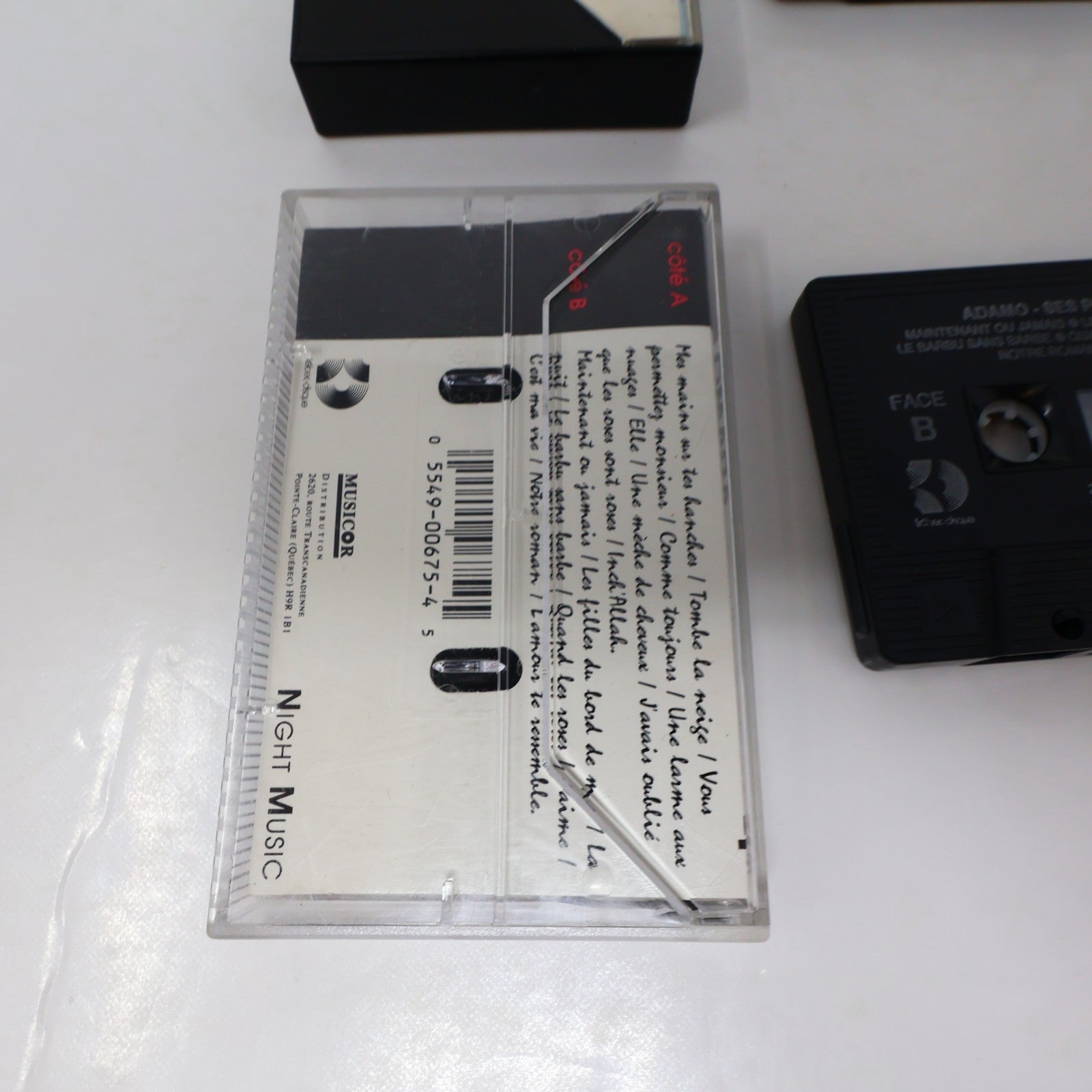 Salvatore Adamo Lot 2 Cassette Ses Plus Grands Succès/Puzzle C'est Ma Vie/Elle