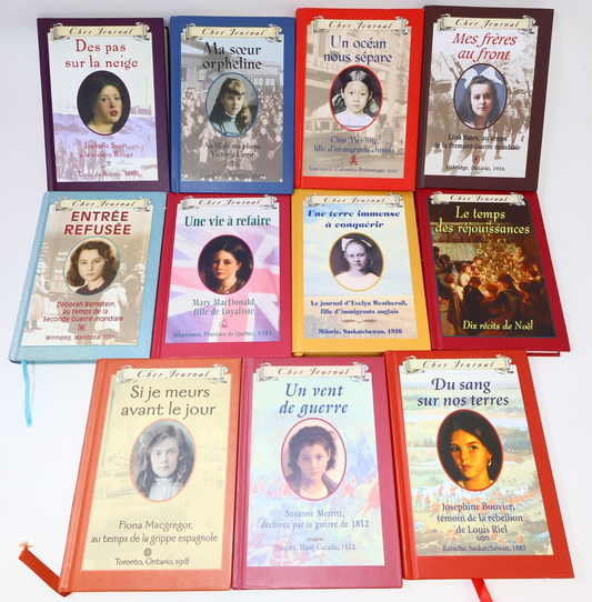 Cher Journal Lot 11 Livres Entrée Refusée/Vent de Guerre/Ma Soeur Orpheline HC