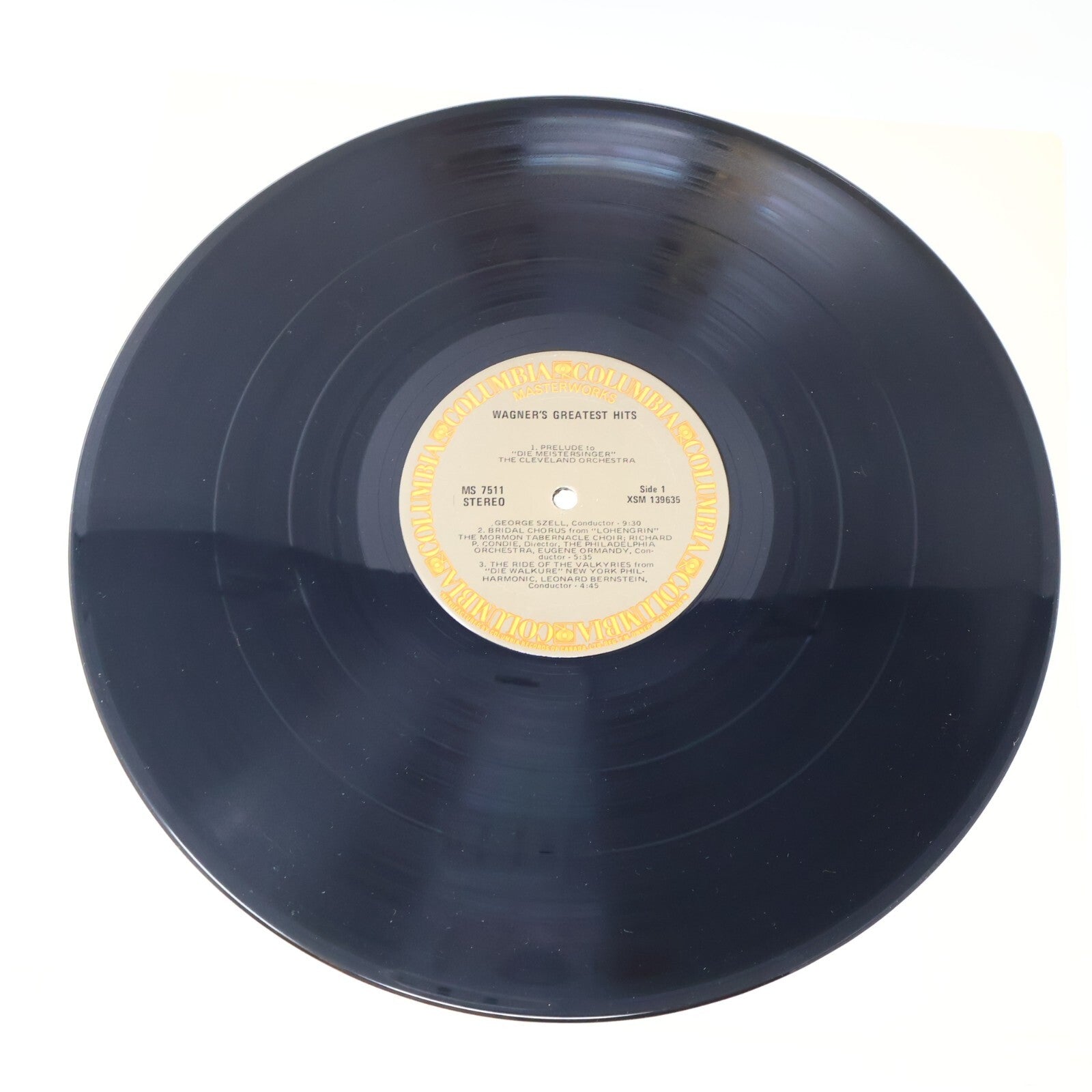 Wagner Greatest Hits Bernstein Szell Ormandy Masterworks LP Record Vinyl MS 7511