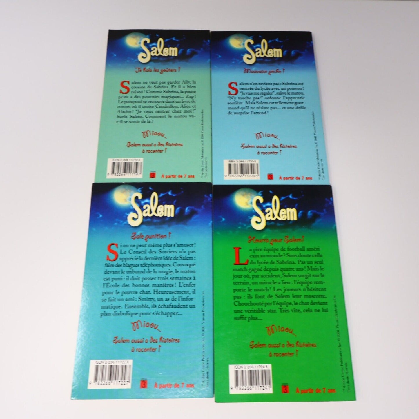 10x Salem le Chat de Sabrina #2 4-10 12 14 Fantasy Pocket Lot Livres Français PB