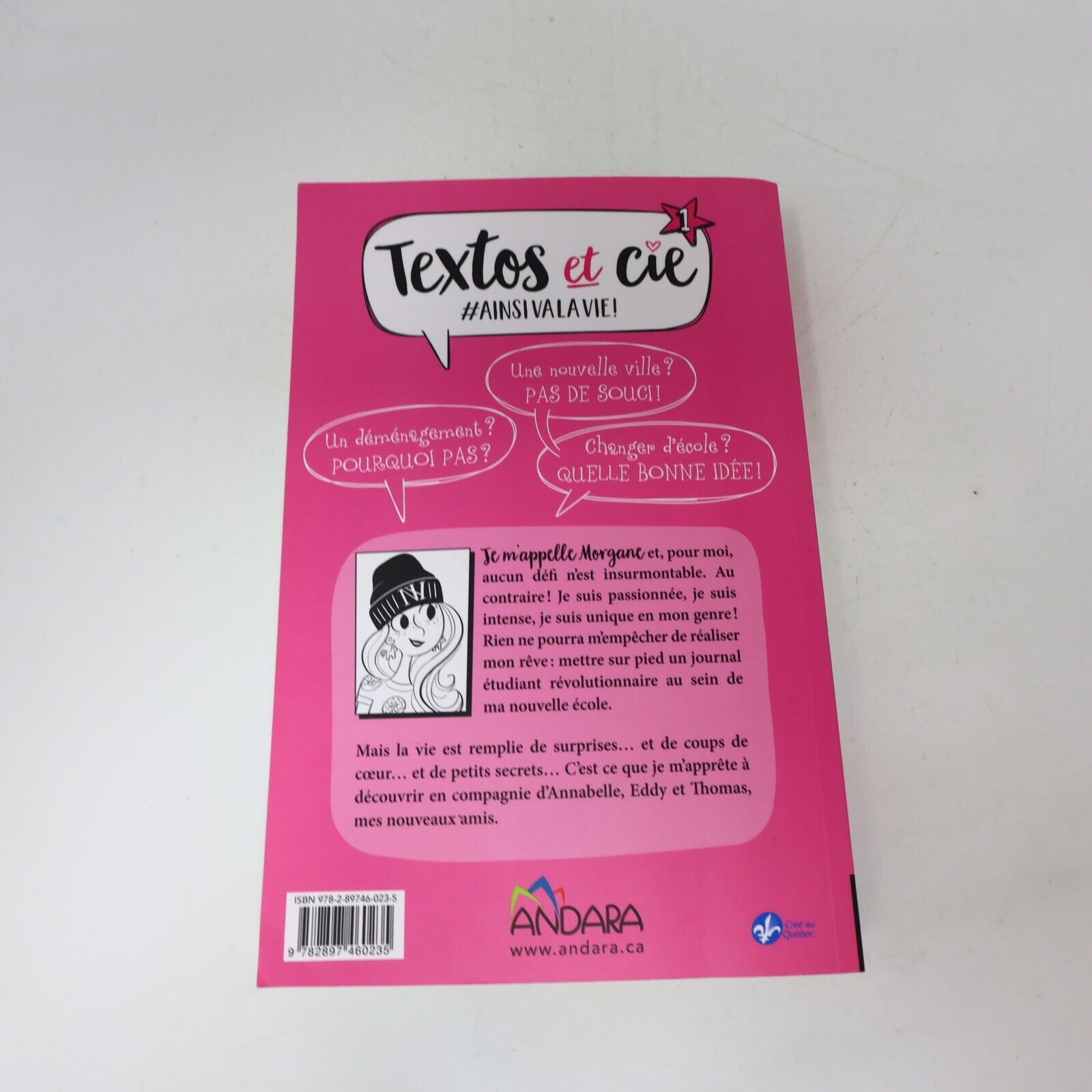 Lot 3 Livres BFF/Textos et Cie de Geneviève Guilbault Andara Français French PB