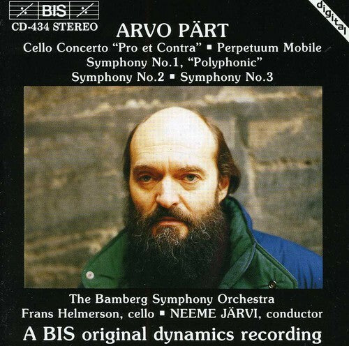 Arvo Pärt 3 CDs Lot Passio/Te Deum/Cello Concerto/"Pro et Contra" Classical
