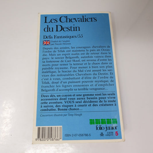 Les Chevaliers du Destin Jackson/ Livingstone Défis Fantastiques #55 LDVELH 1995