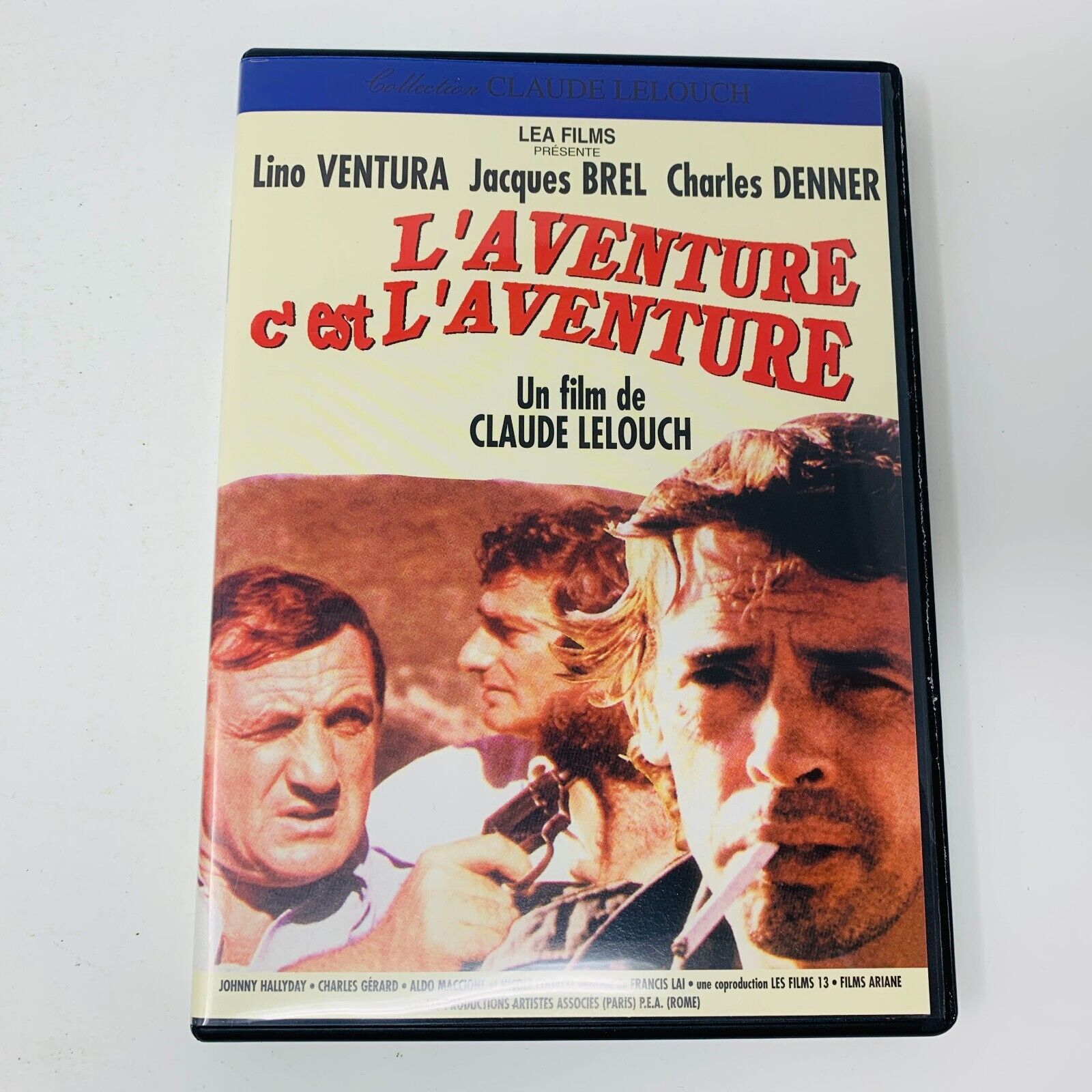 L'Aventure c'est l'Aventure Claude Lelouch Jacques Brel DVD Testé NTSC Français