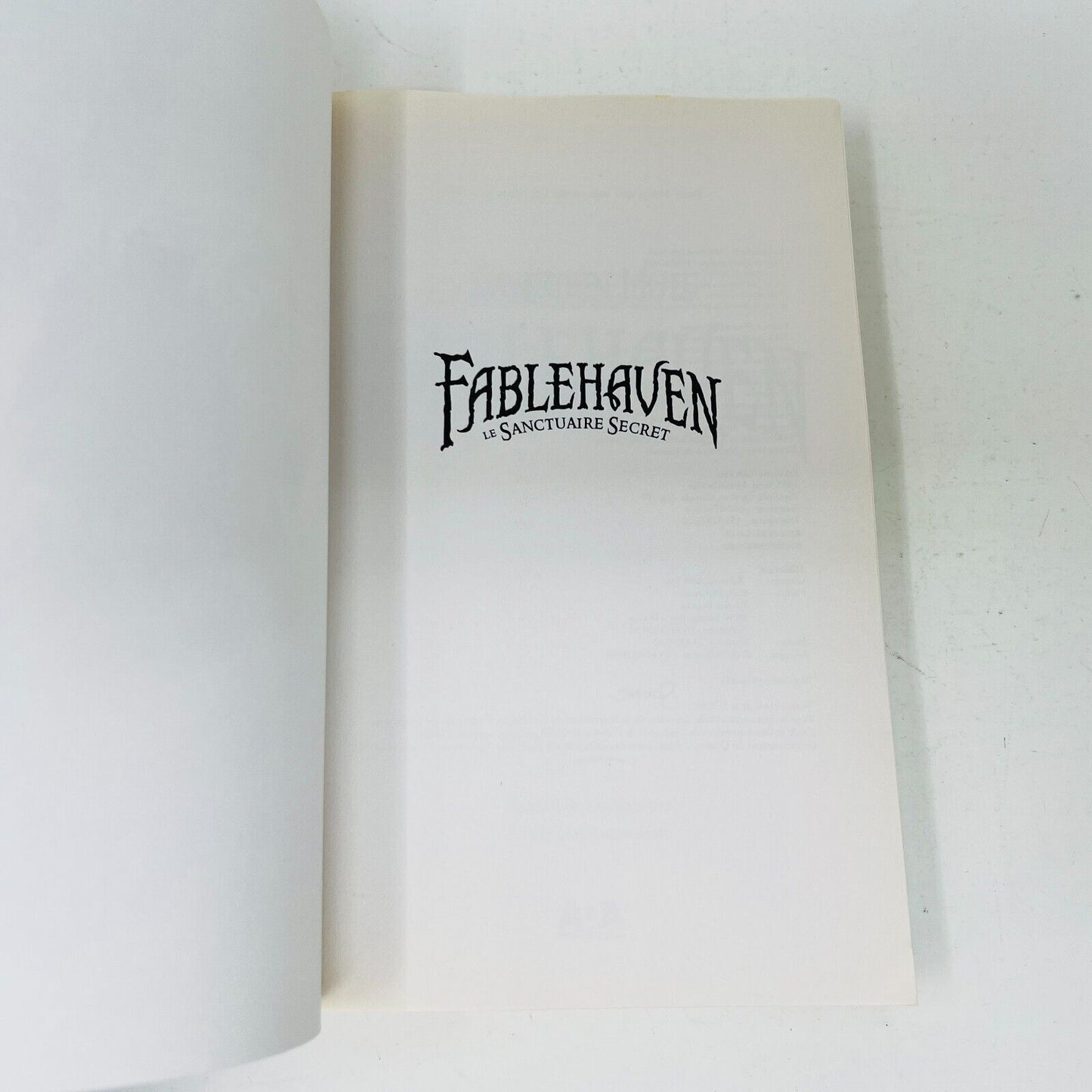 2009 Fablehaven #1 Le Sanctuaire Secret de Brandon Mull en Français/French Ada
