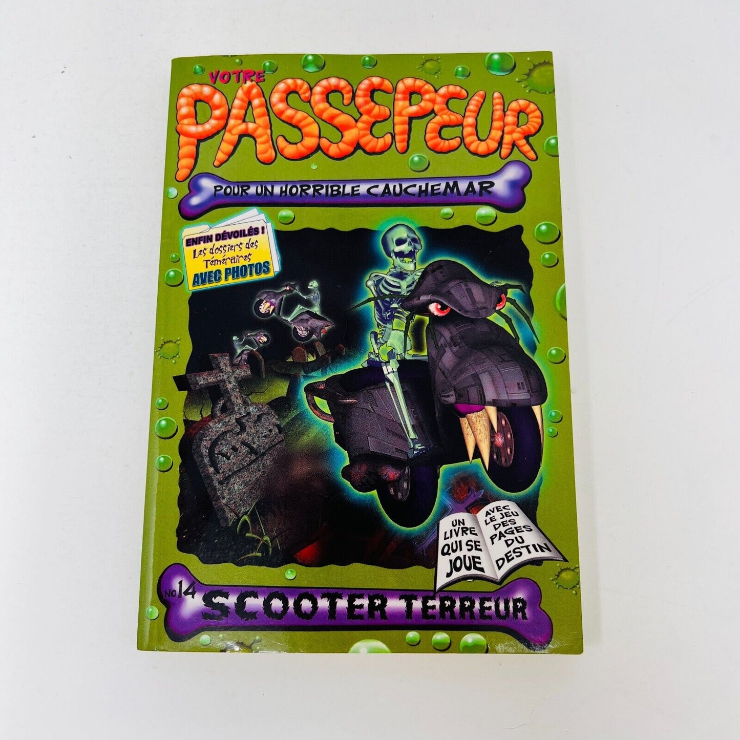 8x Votre Passepeur Horrible Cauchemar/Zéro 2 Livres Signés par Richard Petit Lot