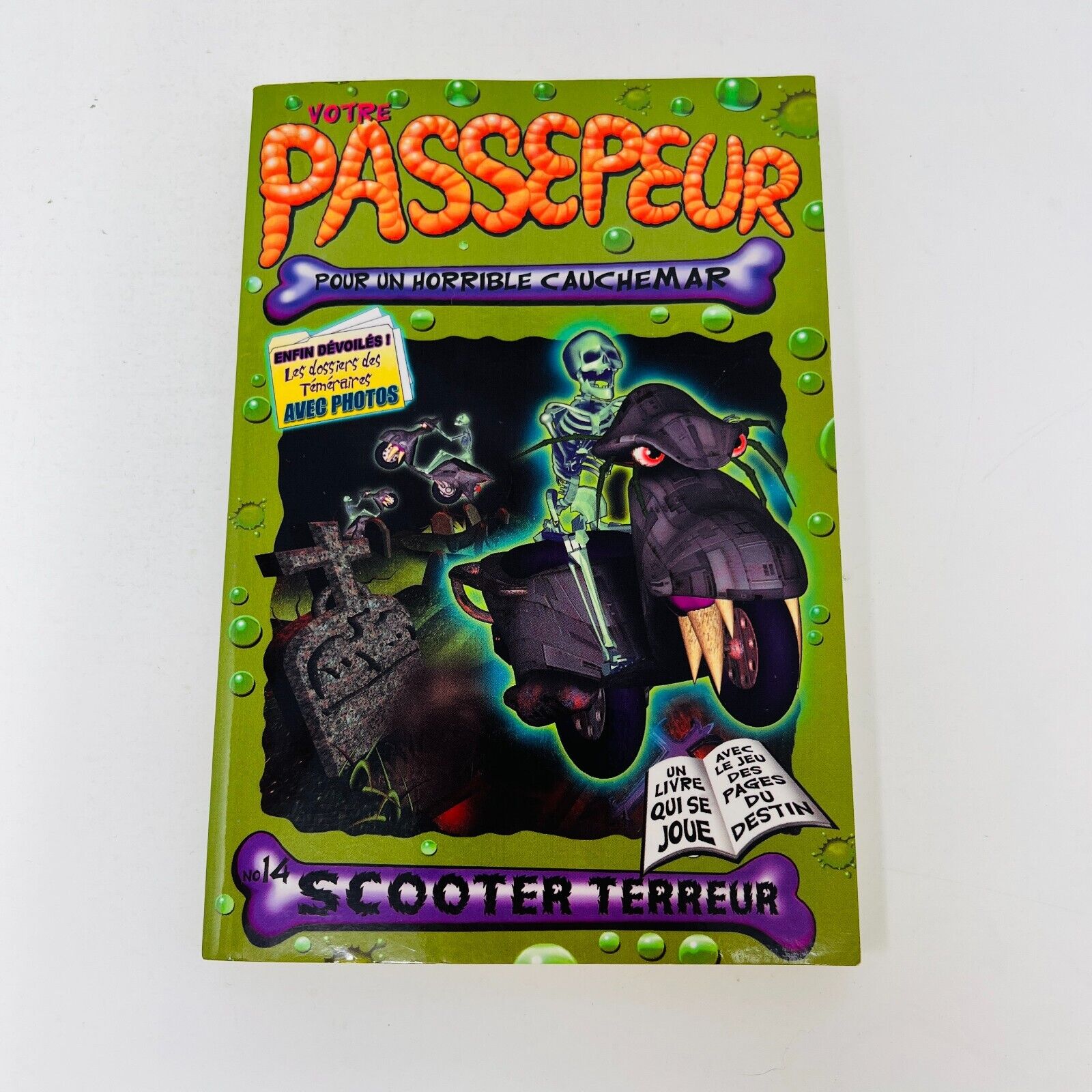 8x Votre Passepeur Horrible Cauchemar/Zéro 2 Livres Signés par Richard Petit Lot