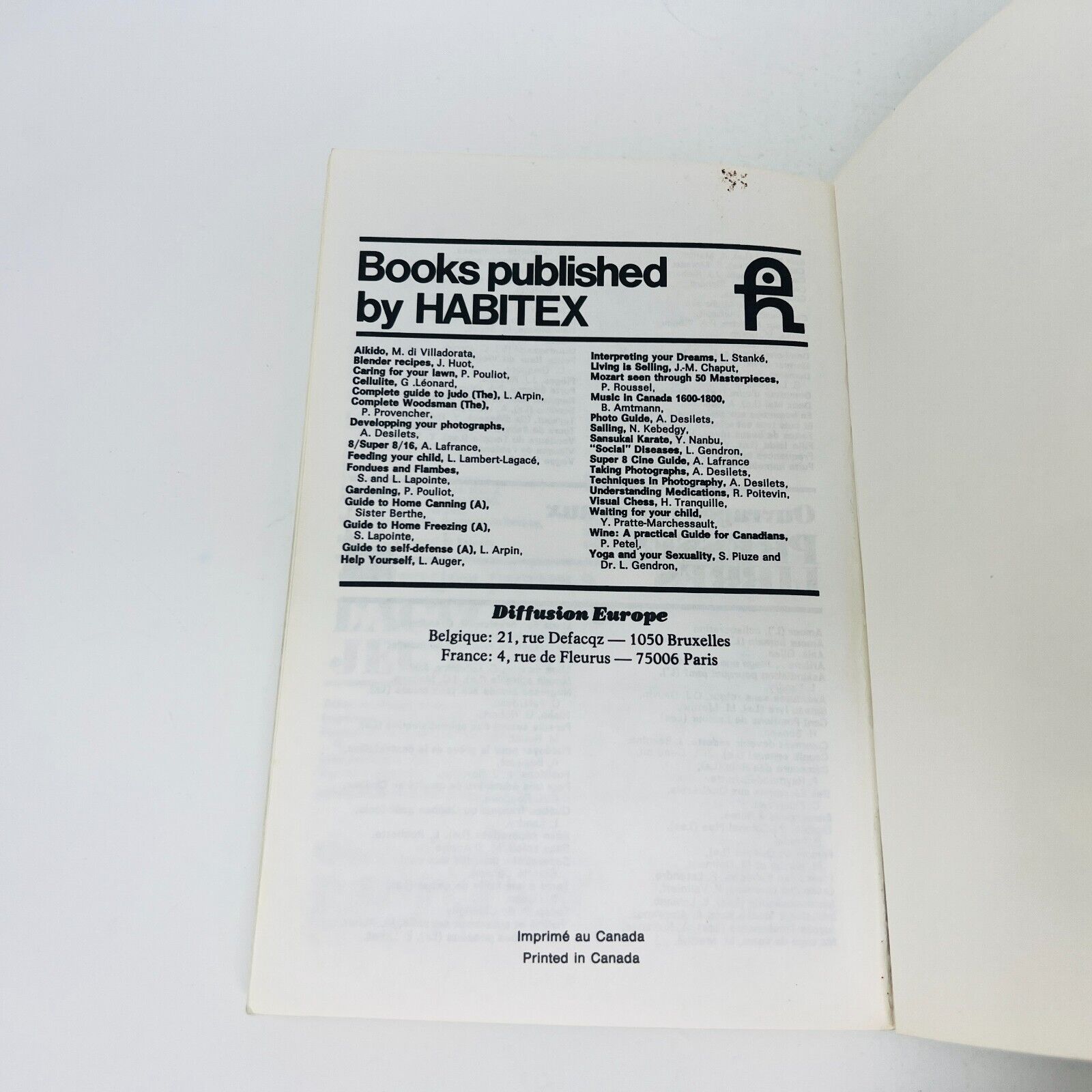 1974 La Cuisine de Pol Martin Livre de Recettes en Français Éditions de l'Homme