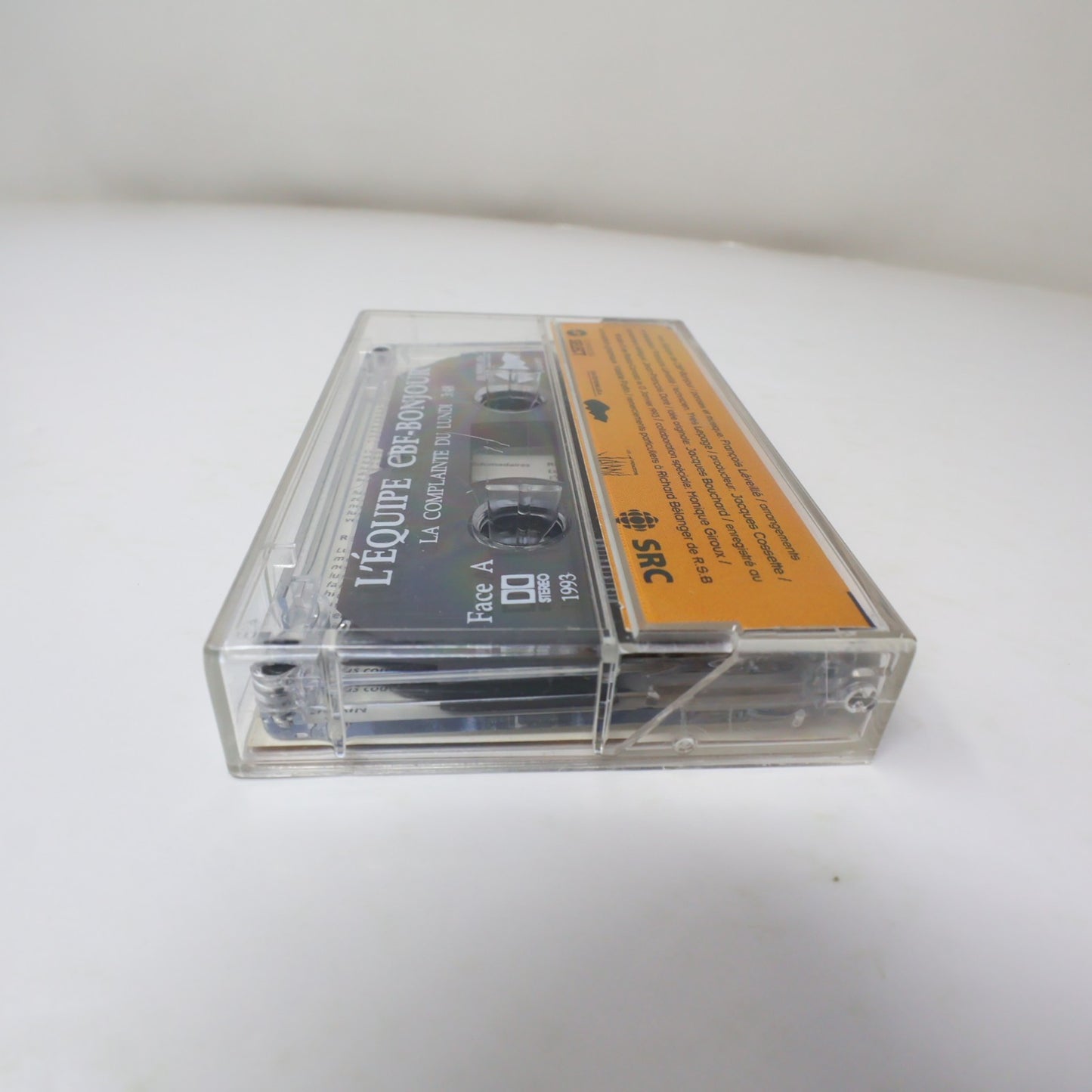 La Complainte du Lundi Cassette L'Équipe CBF Bonjour/Luce Dufault/Dan Bigras