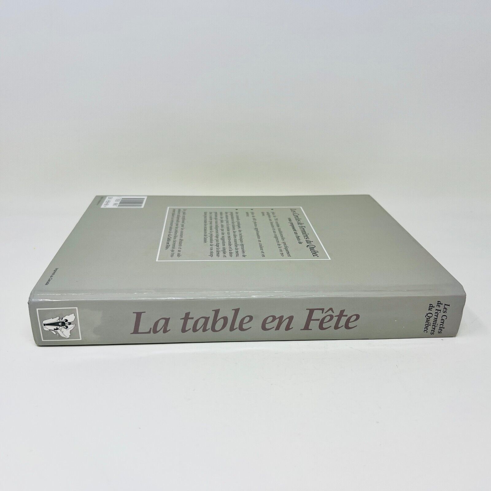 1998 La Table en Fête Les Cercles des Fermières du Québec Livre Recettes Cuisine