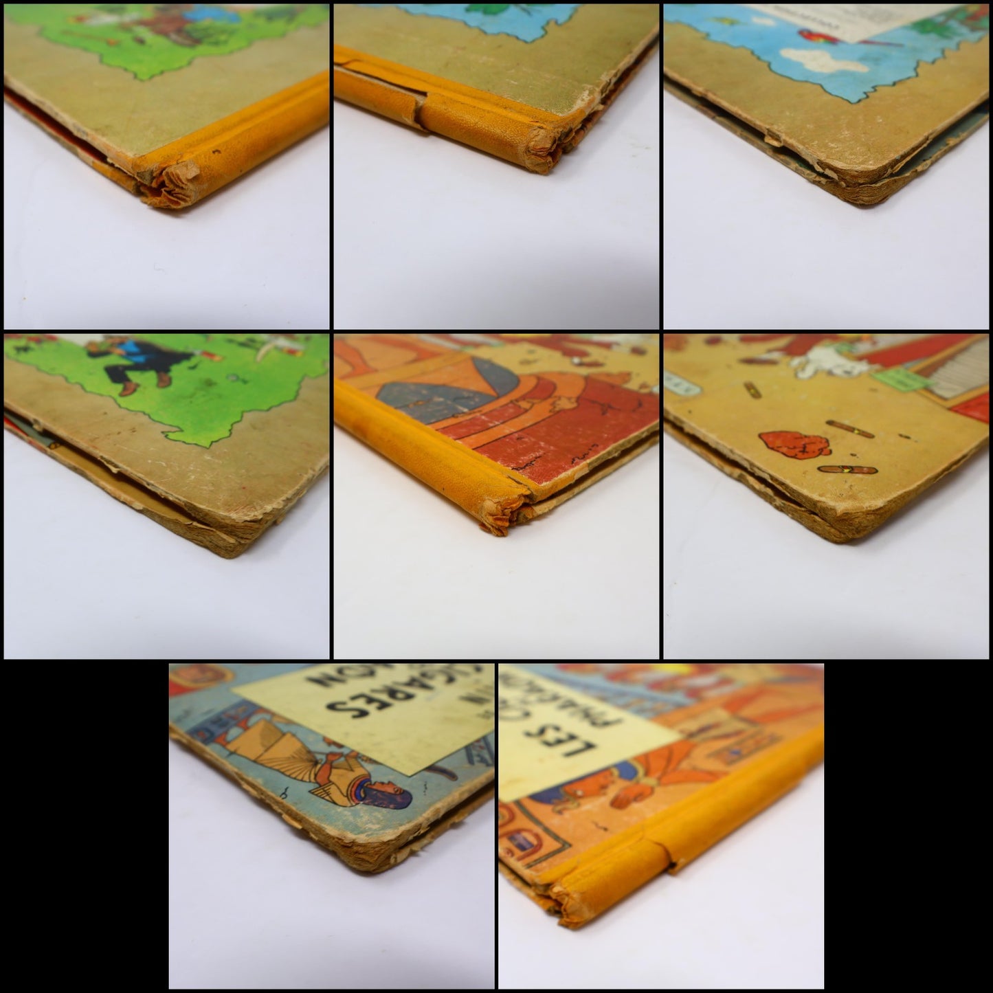 Tintin Les Cigares du Pharaon Hergé Casterman B14 1955 EO Couleur Français HC