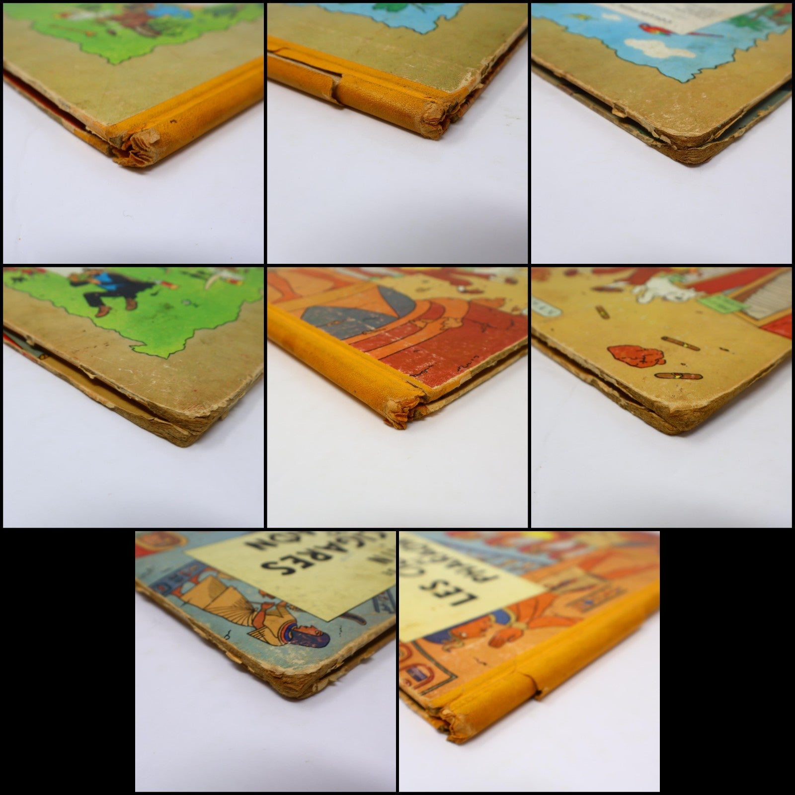 Tintin Les Cigares du Pharaon Hergé Casterman B14 1955 EO Couleur Français HC