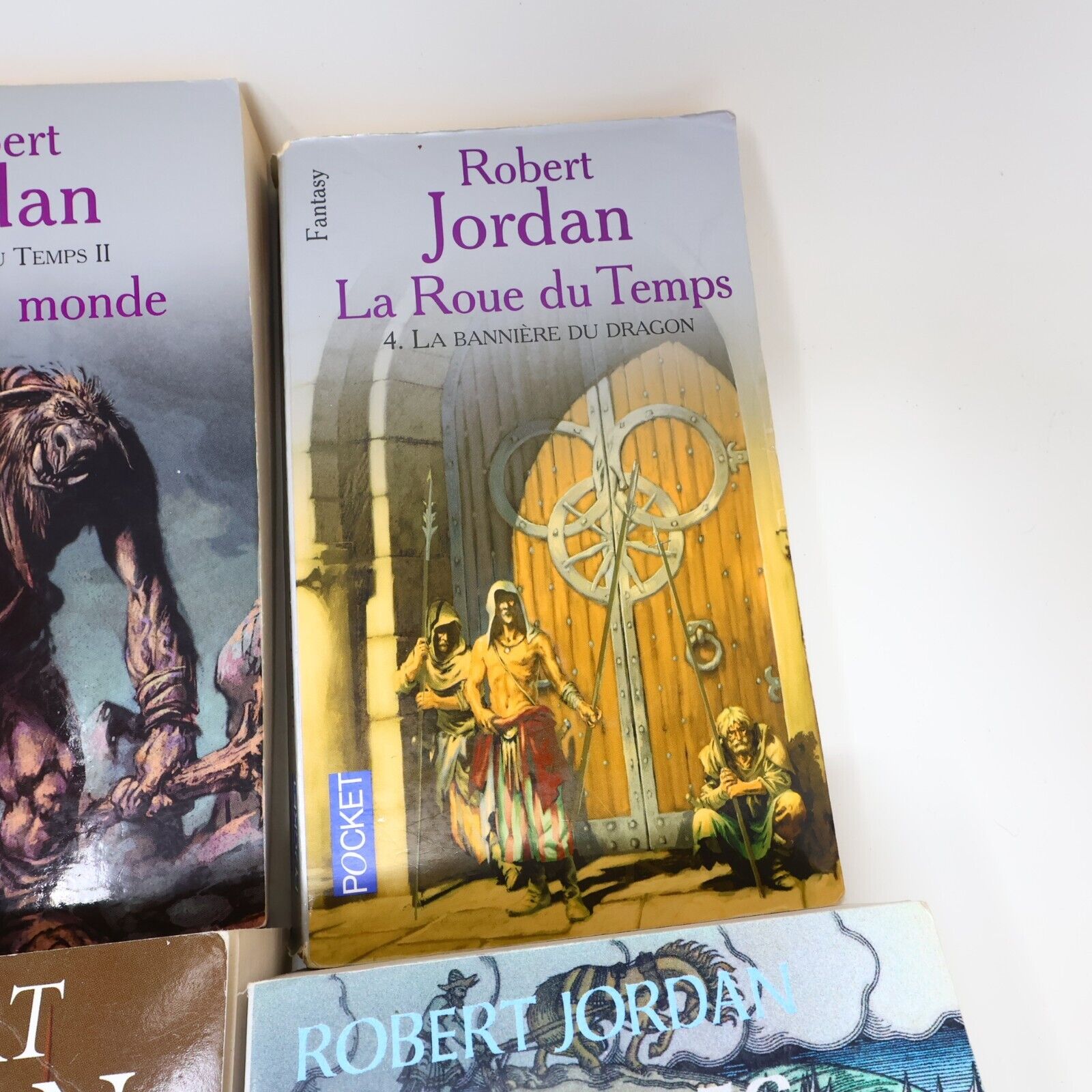 Lot 9 Livres La Roue du Temps Robert Jordan Pocket/France Loisirs Book Français