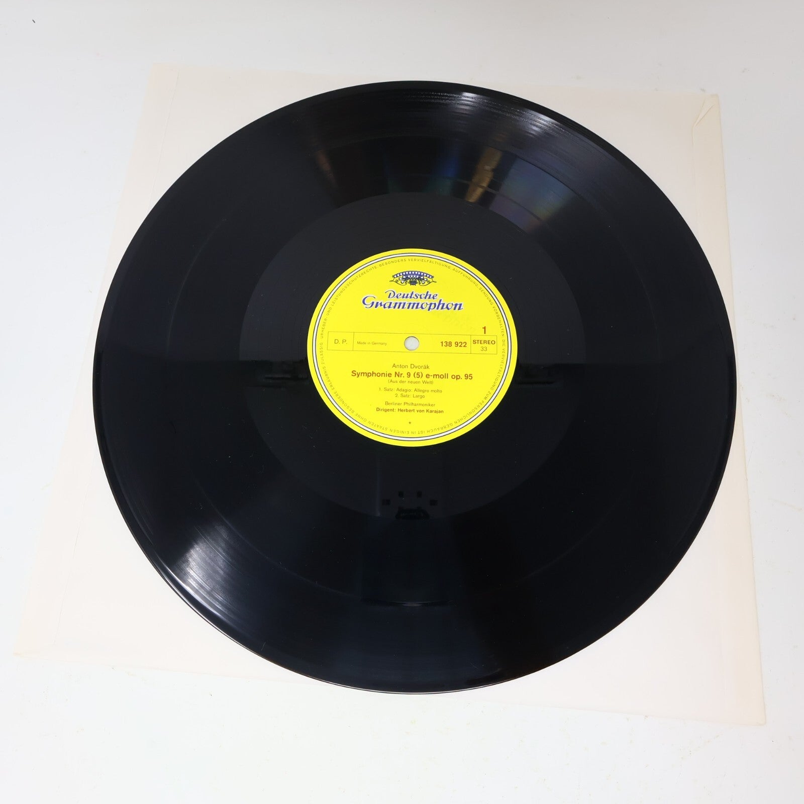 Herbert von Karajan Dvořák From The New World Symphonie Nr.9 (5) Record 138 922