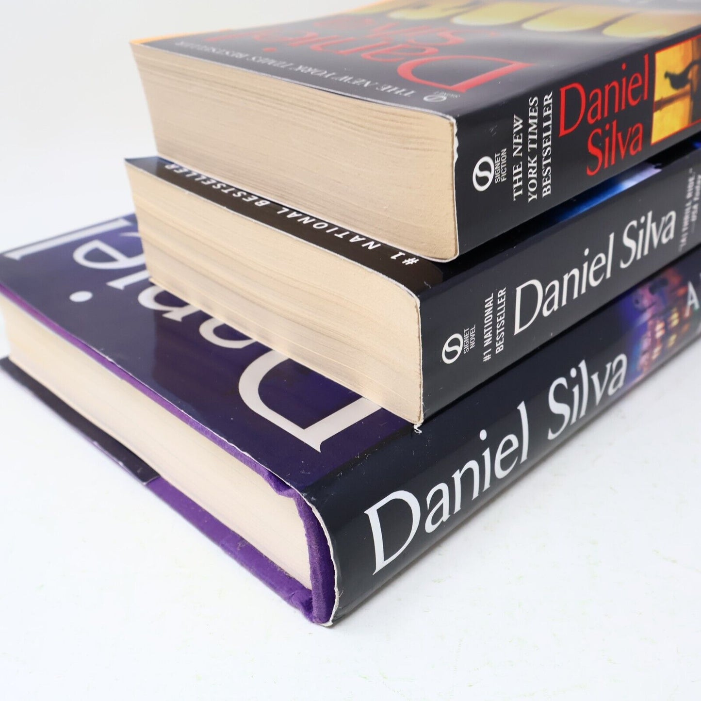 Daniel Silva Death in Vienna Confessor Messenger Lot 3 Books Espionage Spy 2000s
