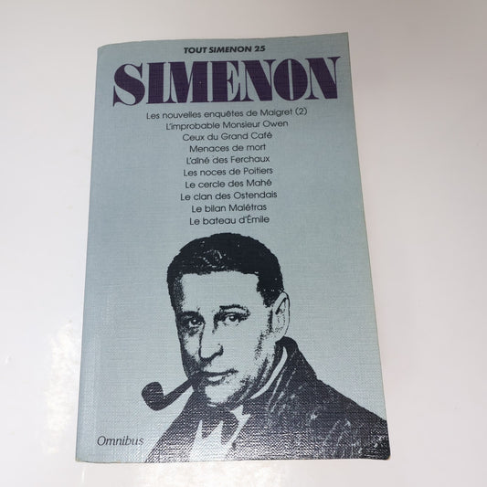 Tout Simenon #25 Georges Simenon Libre Expression Omnibus Littérature Française