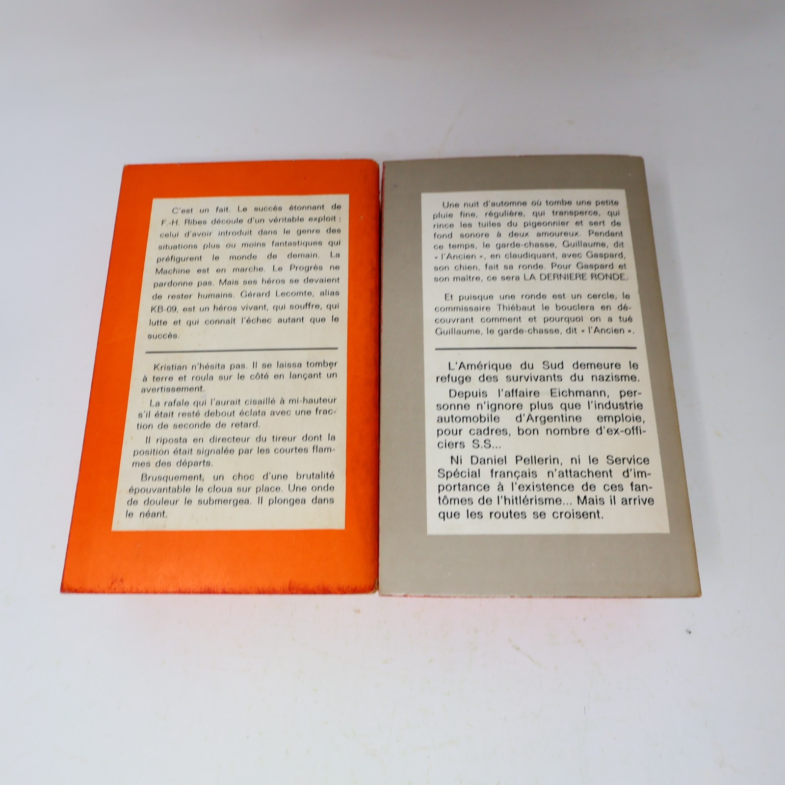 Lot 2 Livres Espionnage Fleuve Noir Ribes/Joste/Arno Le Comte Vous Salue 1960s