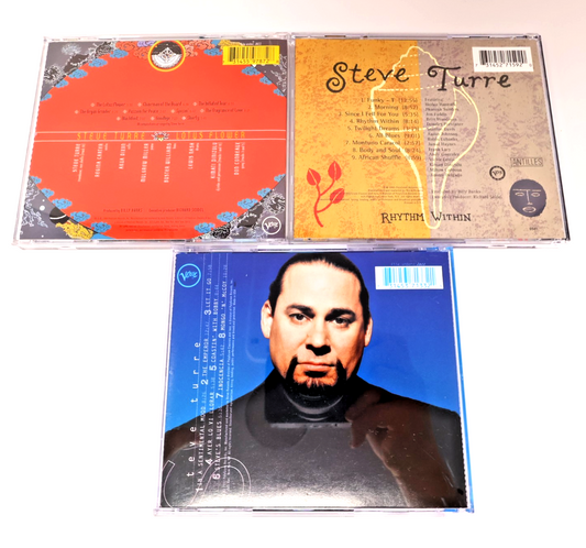 Steve Turre 3 CD Lot Lotus Flower/Self-Titled/Rhythm Within 1990s Jazz