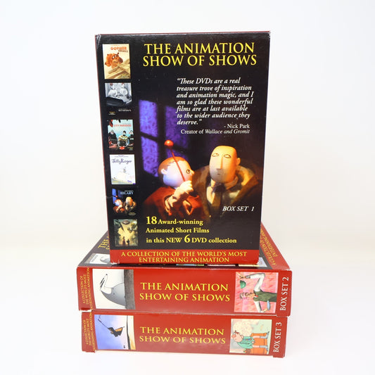 The Animation Show of Shows Box Set 1-2-3 DVD Filmporium 54 Animated Short Films