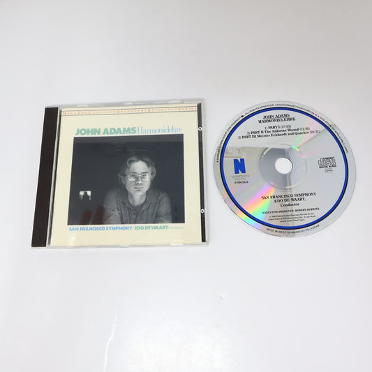 John Adams Harmonielehre CD San Francisco Symphony/Edo De Waart Classical 1985