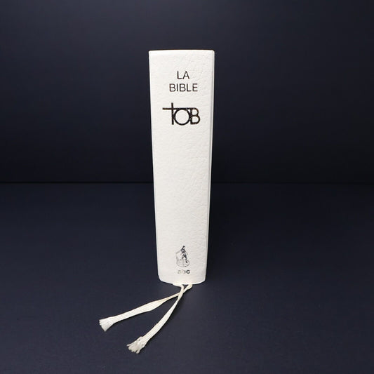1988 La Sainte Bible de Mariage TOB Hardcover HC Societe Biblique Canadienne 80s
