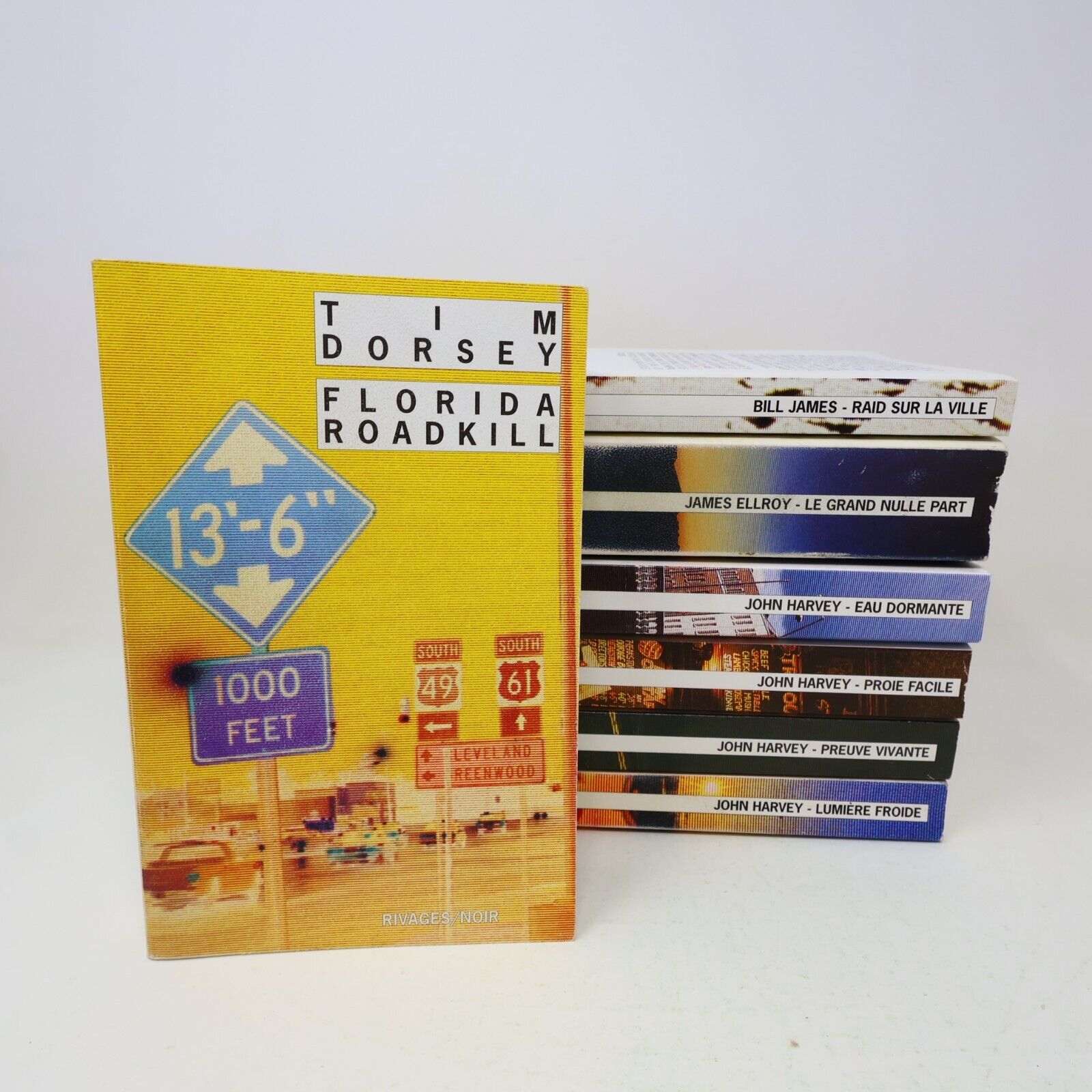 Rivages/Noir Lot 7 Livres John Harvey James Ellroy Bill James Français French PB