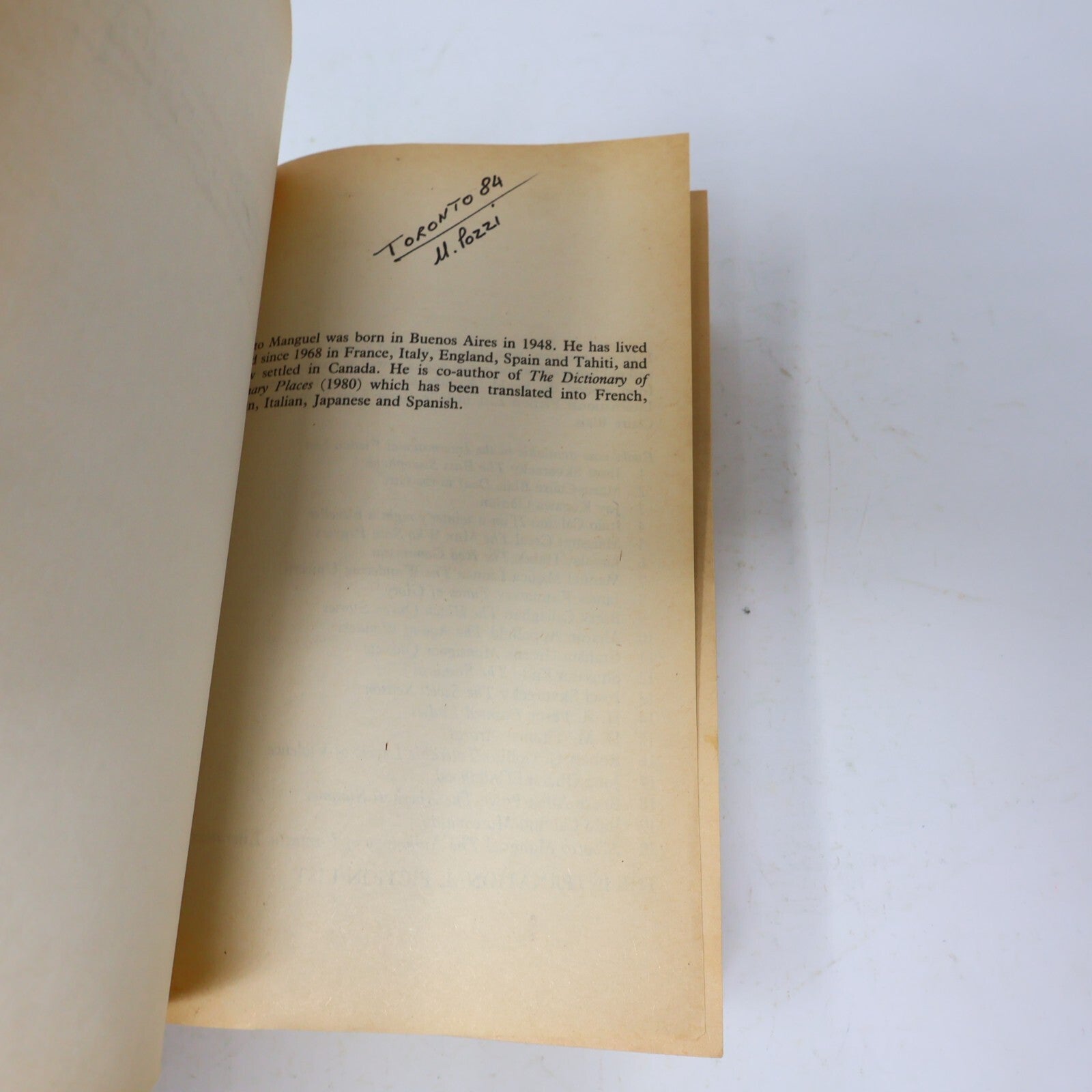 1983 Black Water the Anthology of Fantastic Literature Alberto Manguel Fantasy