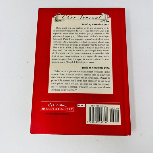 2005 Cher Journal Un Océan Nous Sépare Fille d'Immigrants Chinois Gillian Chan