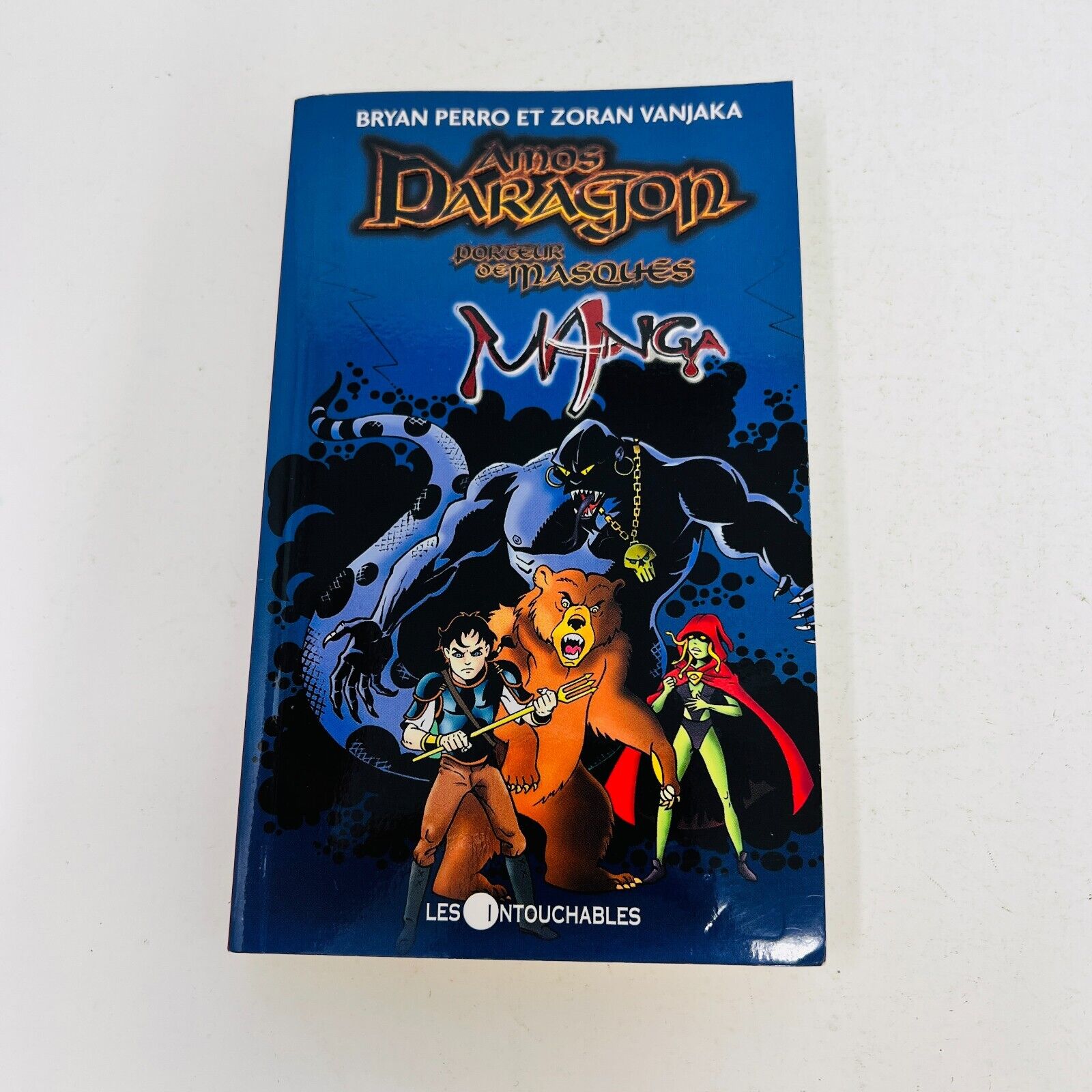 Amos Daragon Mangas #1-3 Les Intouchables Lot Bryan Perro Porteur de Masques