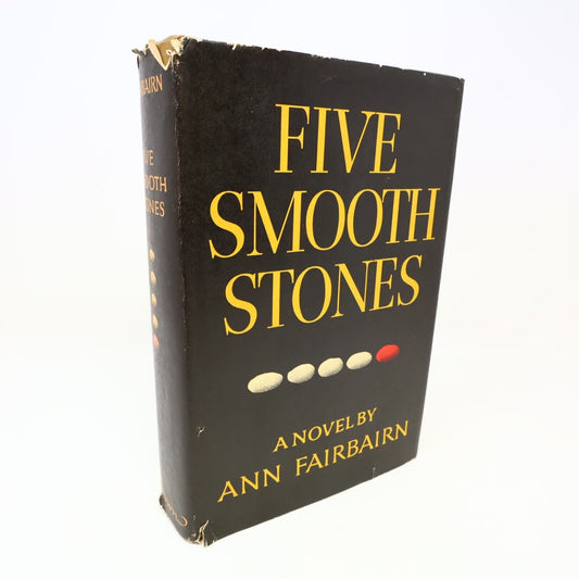 1966 Five Smooth Stones by Ann Fairbairn Hardcover HC Crown Fiction Civil rights