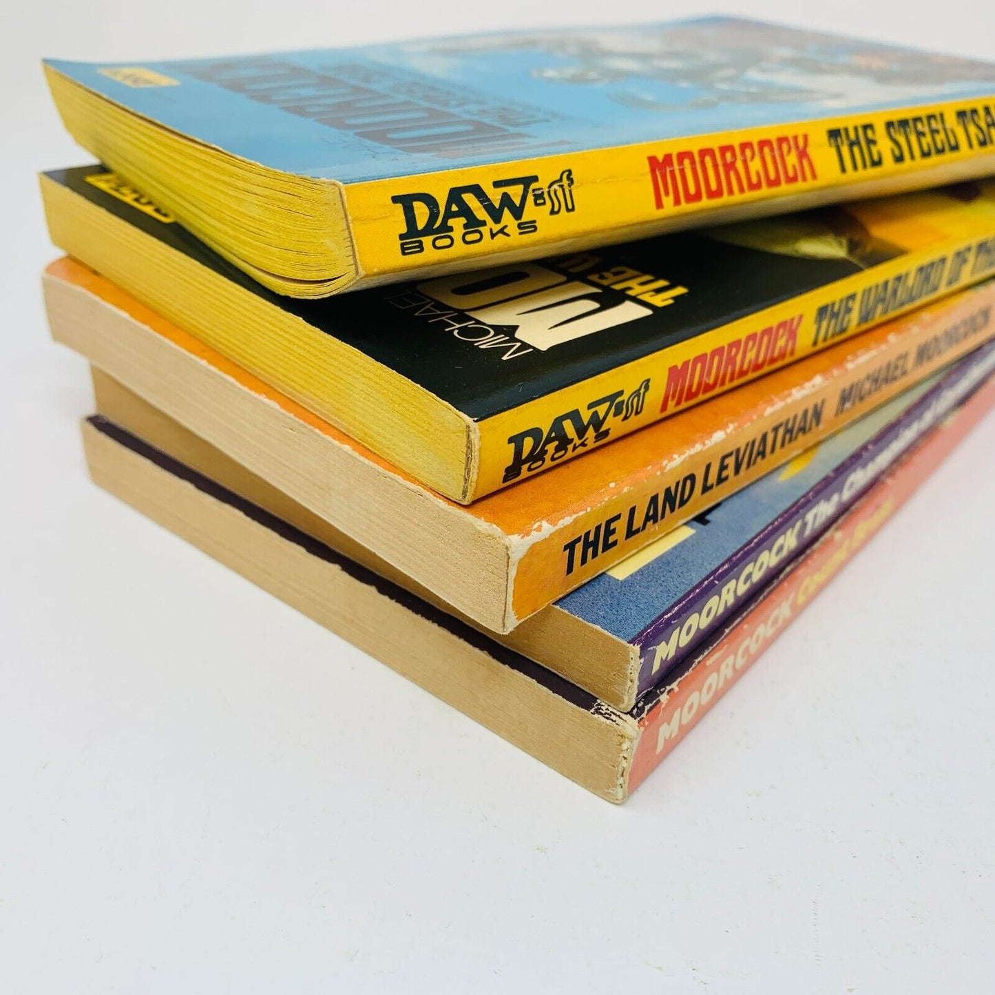 Michael Moorcock Lot 70-80s Steel Tsar Land Leviathan Warlord Air Count Brass