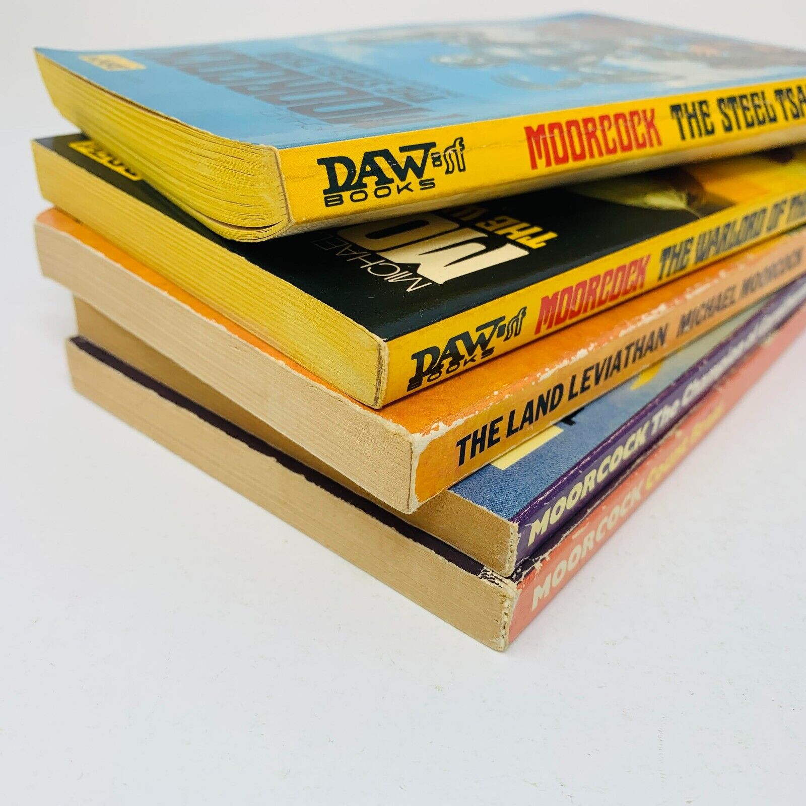 Michael Moorcock Lot 70-80s Steel Tsar Land Leviathan Warlord Air Count Brass
