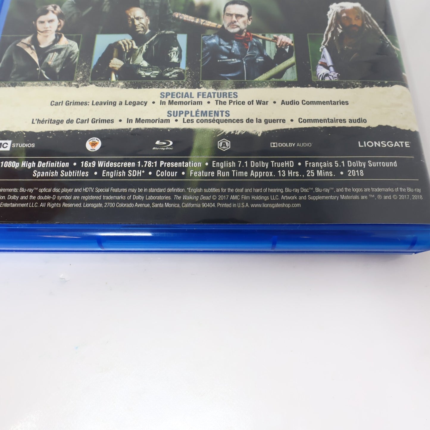 The Walking Dead Season 8-9 Lot 2 Blu-ray English/Français #9 is Factory Sealed
