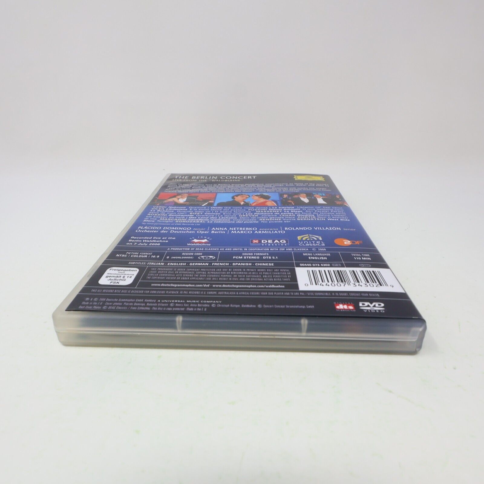 The Berlin Concert Live from the "Waldbühne" DVD Placido Domingo NTSC Tested