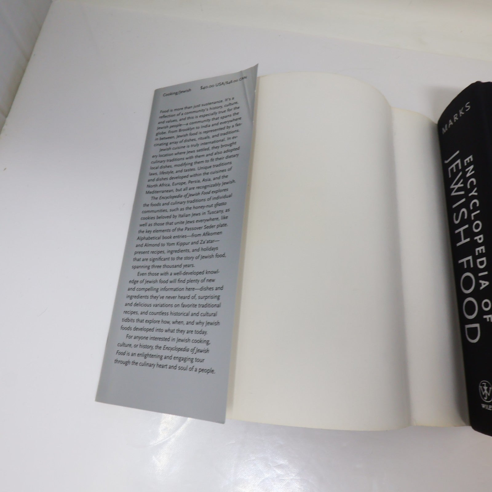 Encyclopedia of Jewish Food Gil Marks Wiley 2010 HC DJ Cookbook Jews Judaism