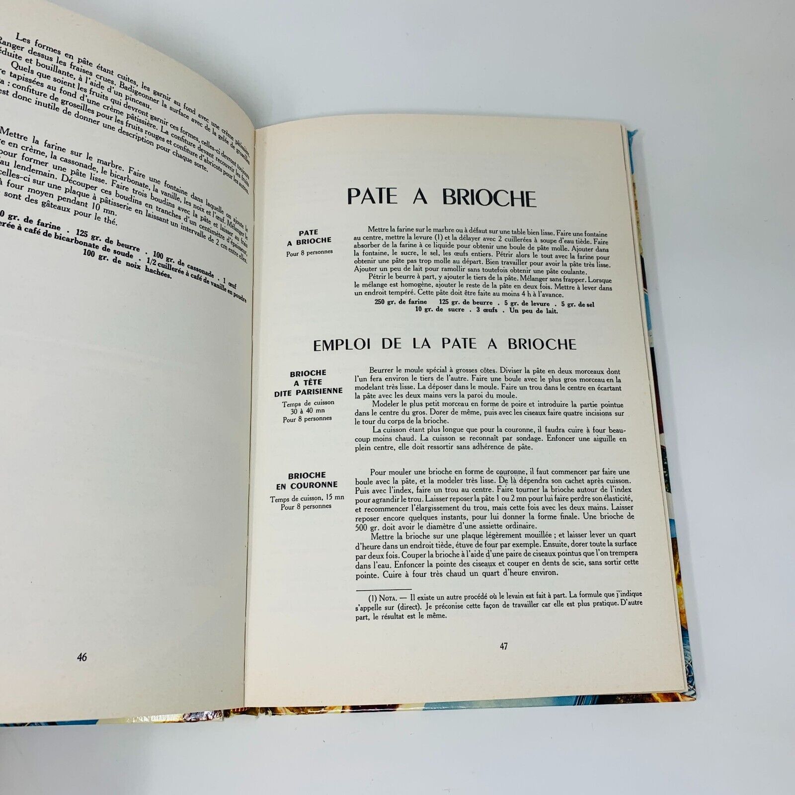 1958 Patisserie Familiale Flammarion Livre de Recettes Cuisine Pasquet Français