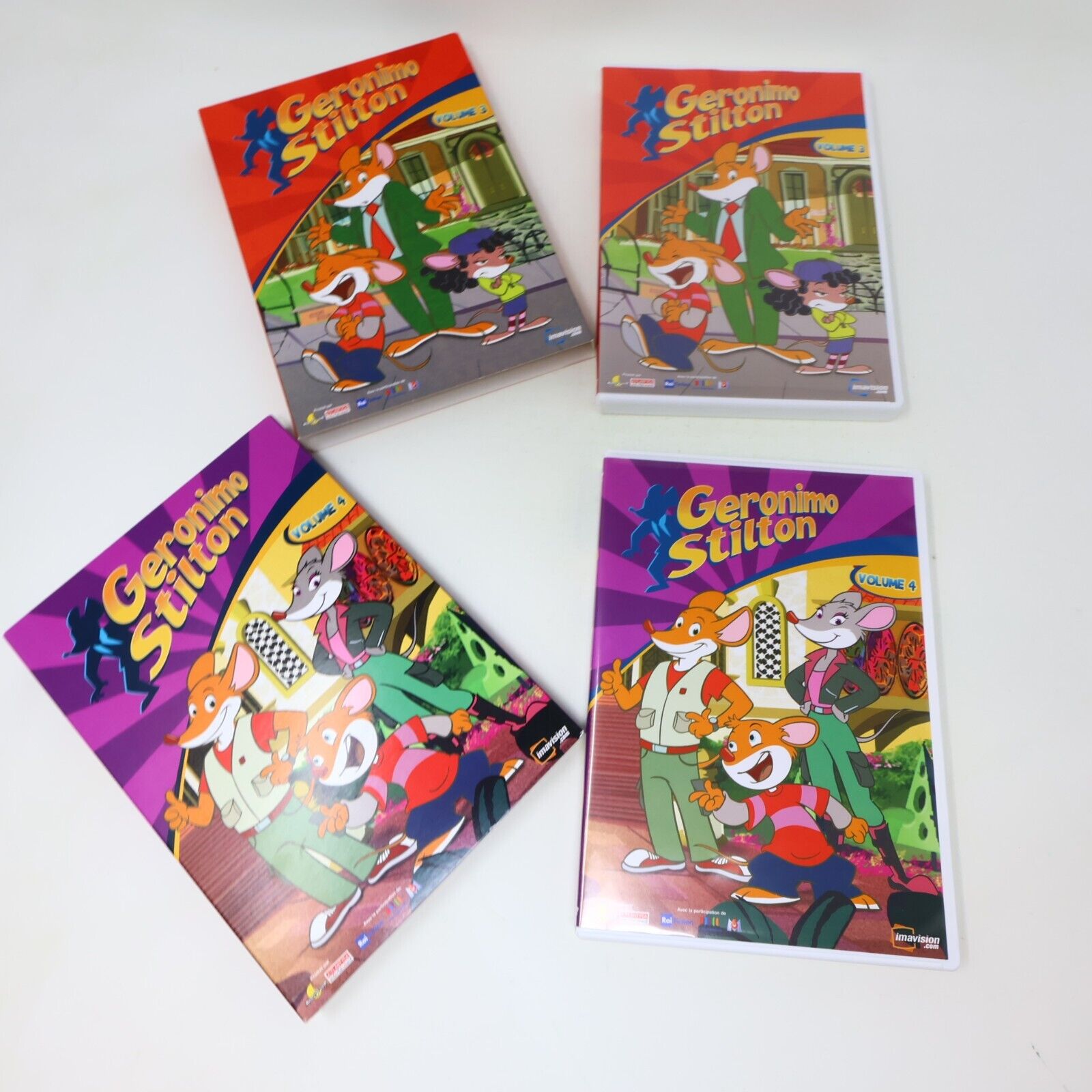 Coffret Geronimo Stilton Saisons 1 & 2 DVD Édition Limitée Testé NTSC Français
