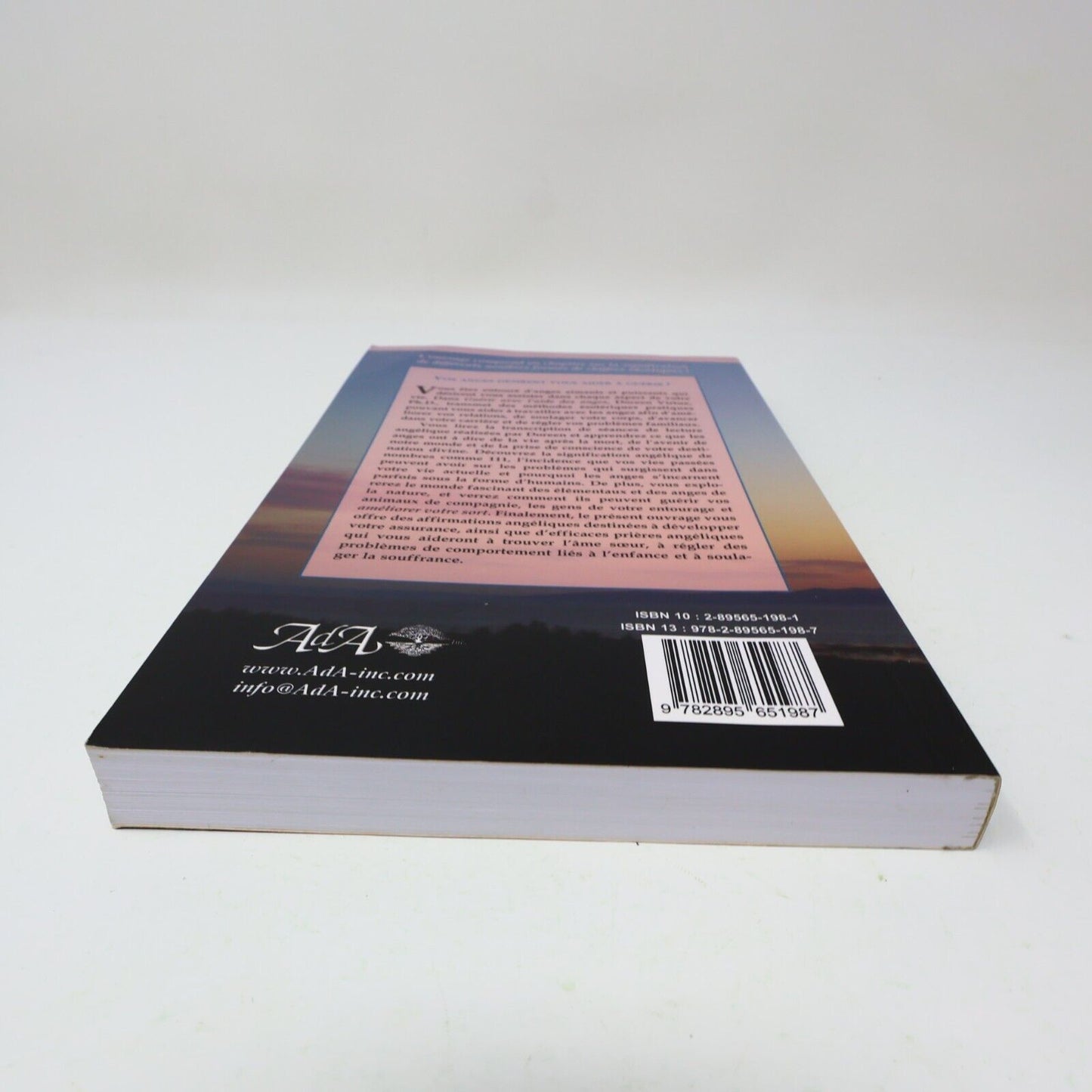 2005 Guérir avec l'Aide des Anges Doreen Virtue Ada Français Paperback Livre PB