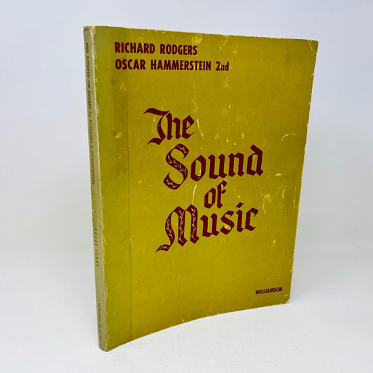1960 The Sound of Music Vocal Score Richard Rodgers/Oscar Hammerstein 2nd PB