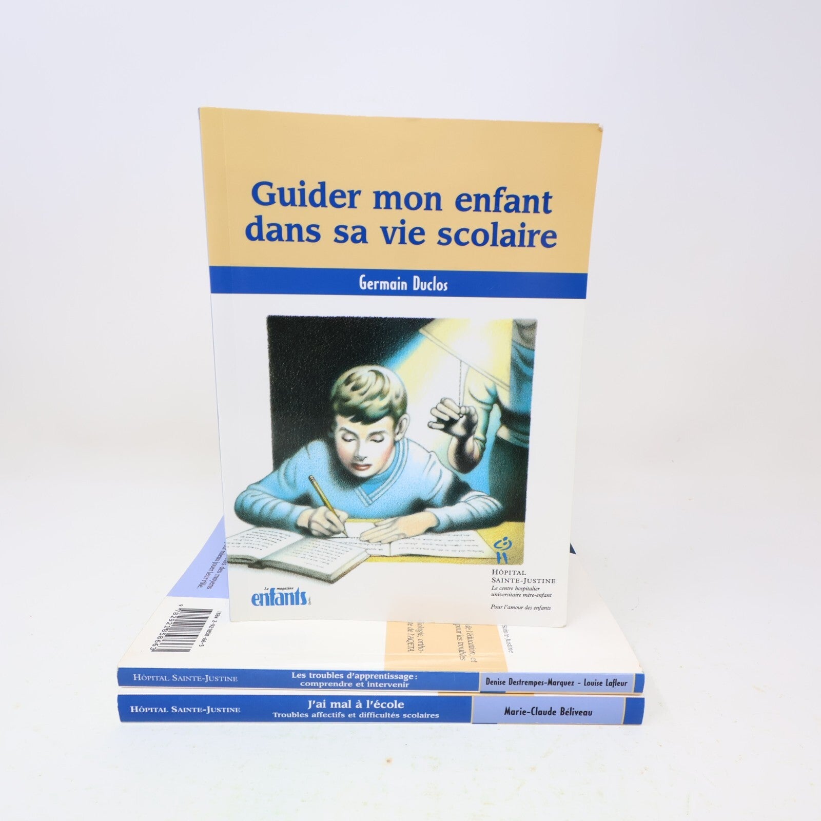 Lot 3 Livres Éducation Parentalité Troubles d'Apprentissage Sainte-Justine