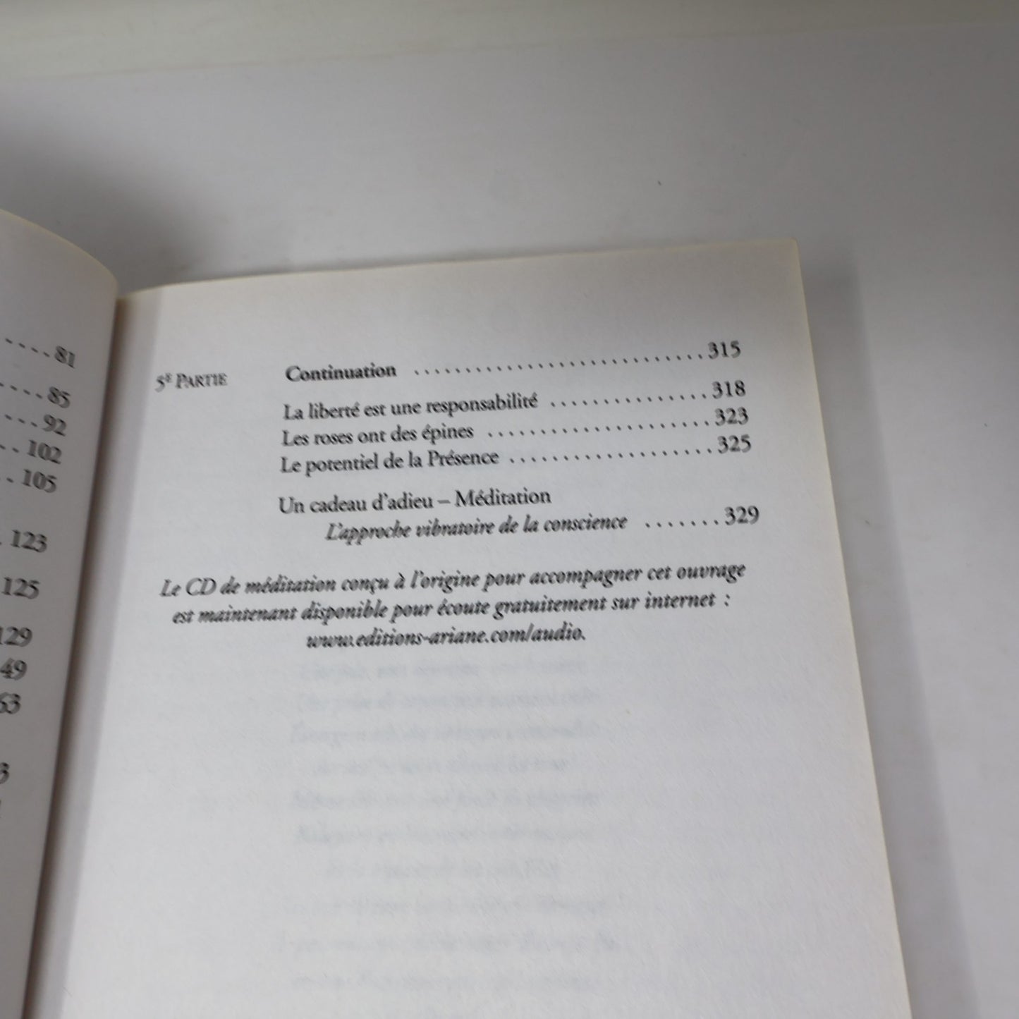 Le Processus de la Présence Michael Brown Ariane 2012 PB Français French Livre