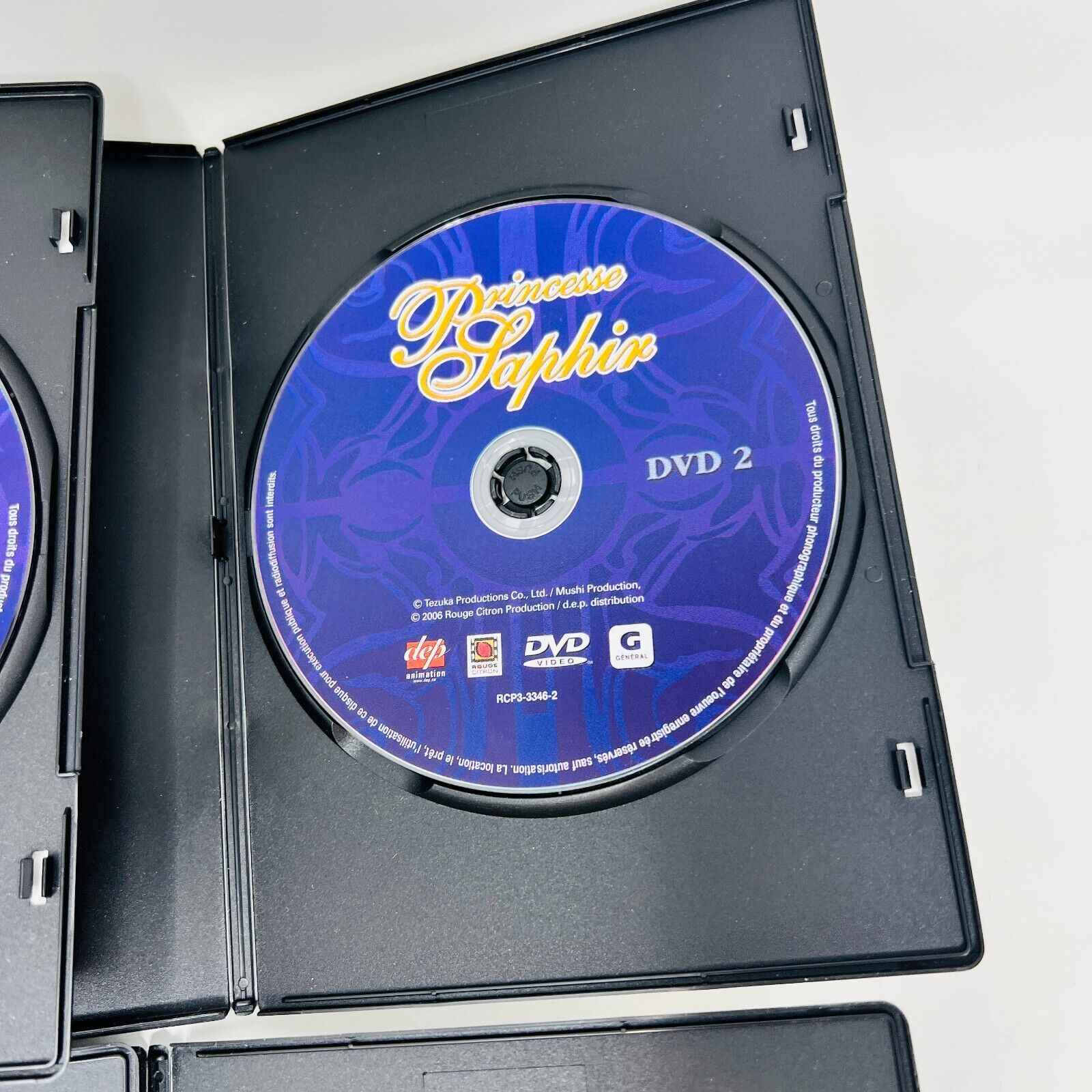 Coffret Princesse Saphir DVD Testé Série Enfants NTSC DEP en Français/French 4:3