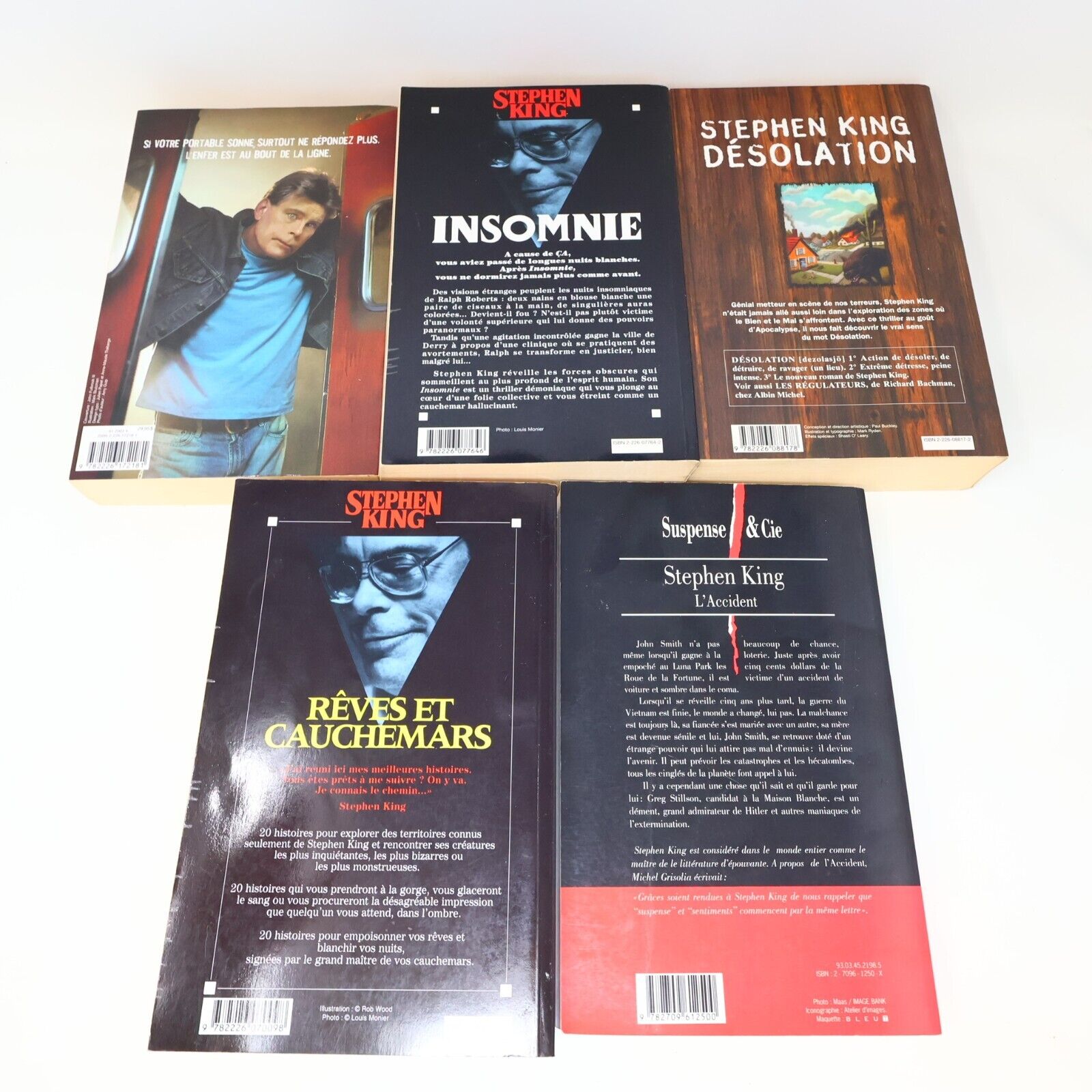 Lot 11 Livres Stephen King Albin Michel/JCL Simetierre Insomnie Horreur French