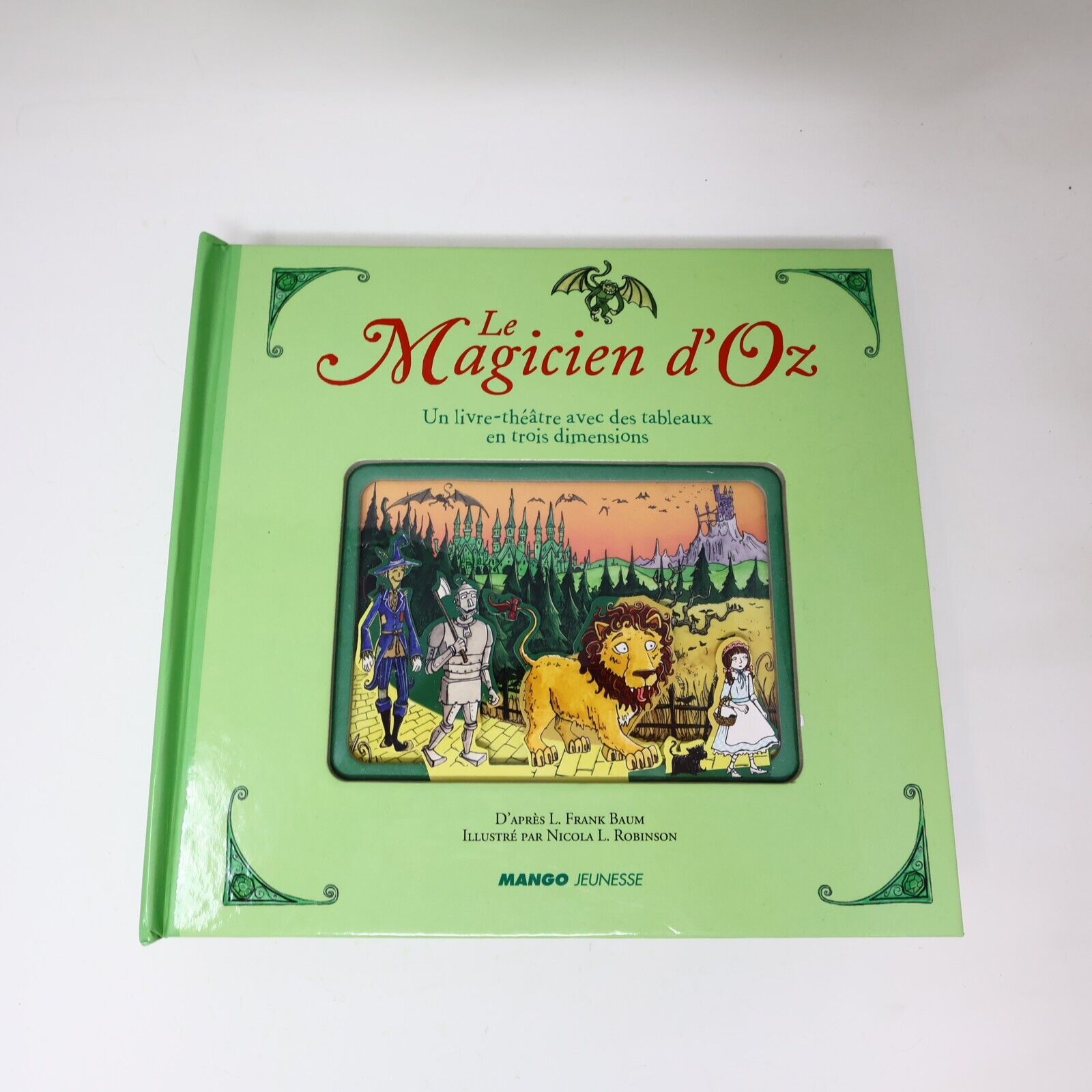 2012 Le Magicien d'Oz Livre-Théâtre 3D The Wizard of Oz Lyman Frank Baum French