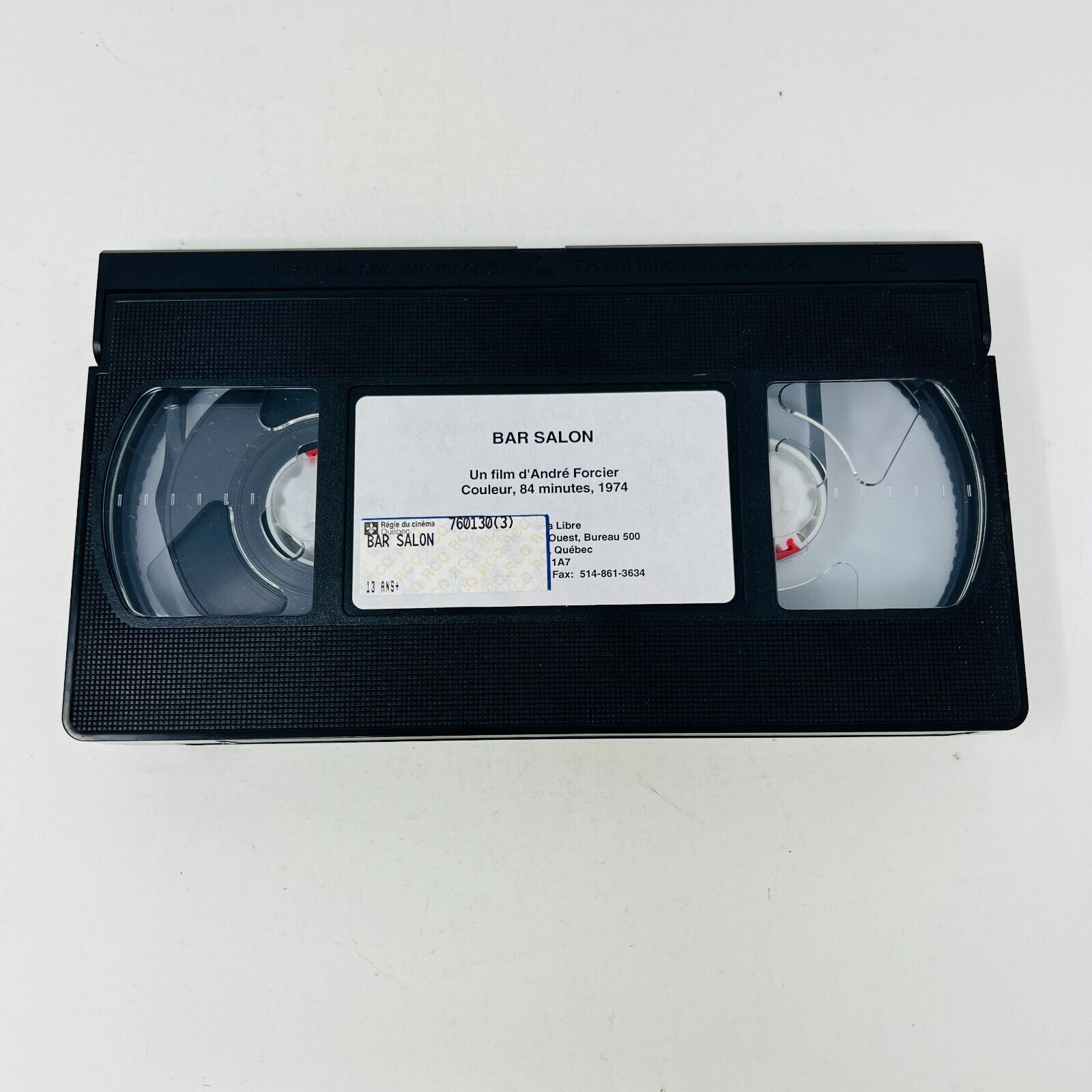Bar Salon VHS Testé Film de André Forcier Cinéma D'ici Québec Jacques Marcotte