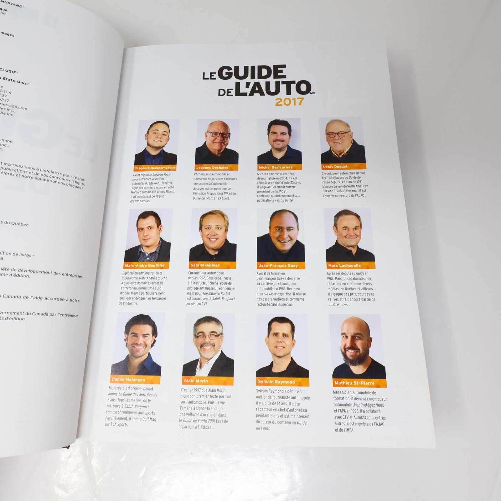 Le Guide de l'Auto 2017/2018 Lot 2 Livres Duquet/Gélinas Transports Automobile