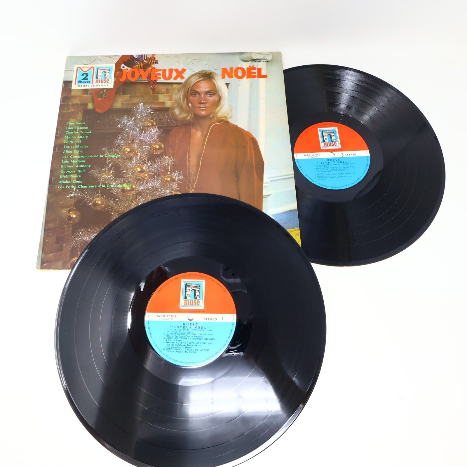 Joyeux Noël LP Muse 1969 Tino Rossi Charles Trenet Dick Rivers Minuit Chrétiens