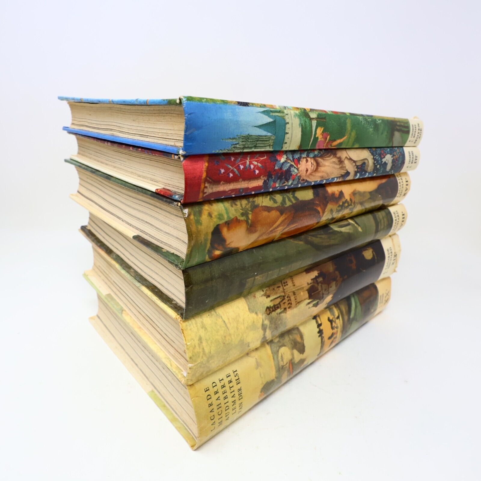 Collection Littéraire Lagarde et Michard Lot 6 Livres Série Complète Français HC