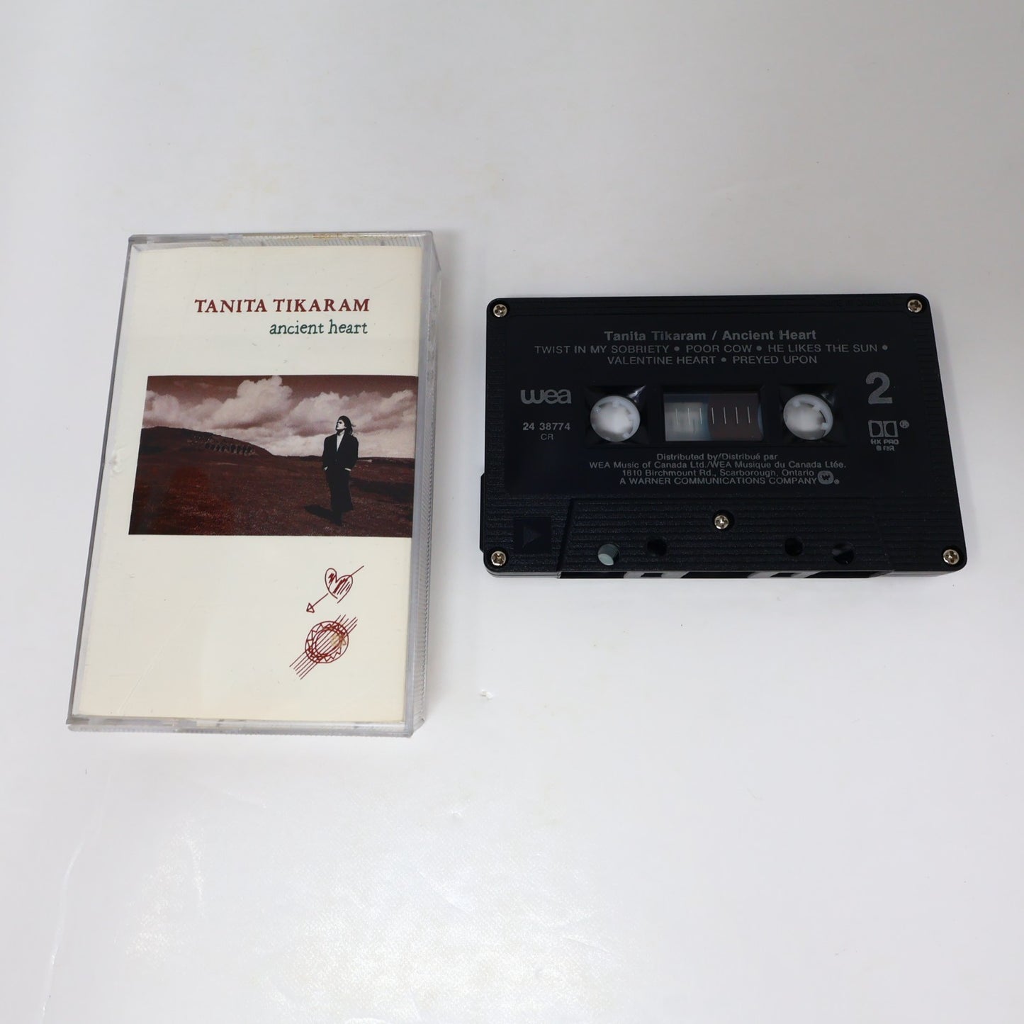 Tanita Tikaram 2 Cassettes Lot The Sweet Keeper/Ancient Heart WEA Rock/Pop