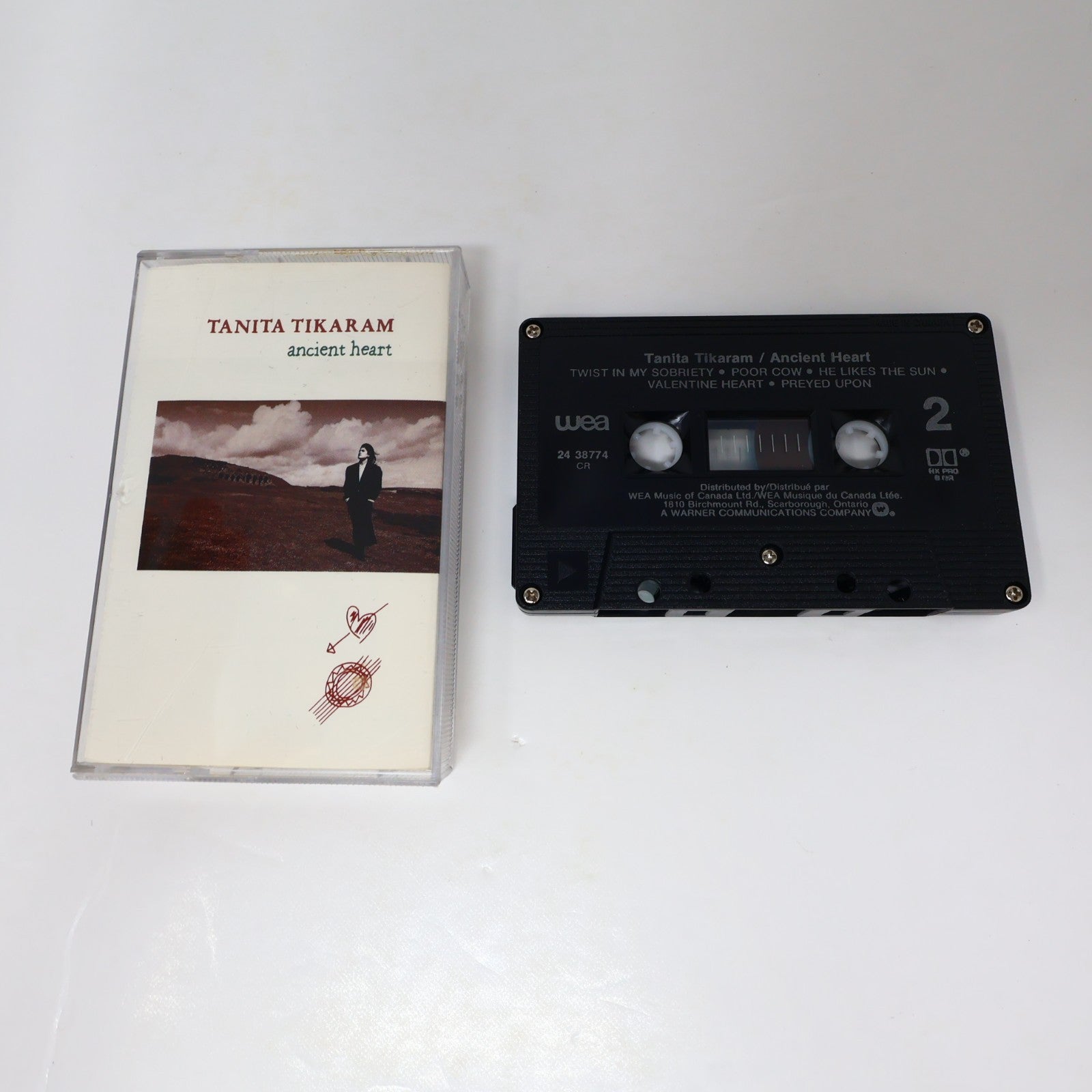 Tanita Tikaram 2 Cassettes Lot The Sweet Keeper/Ancient Heart WEA Rock/Pop